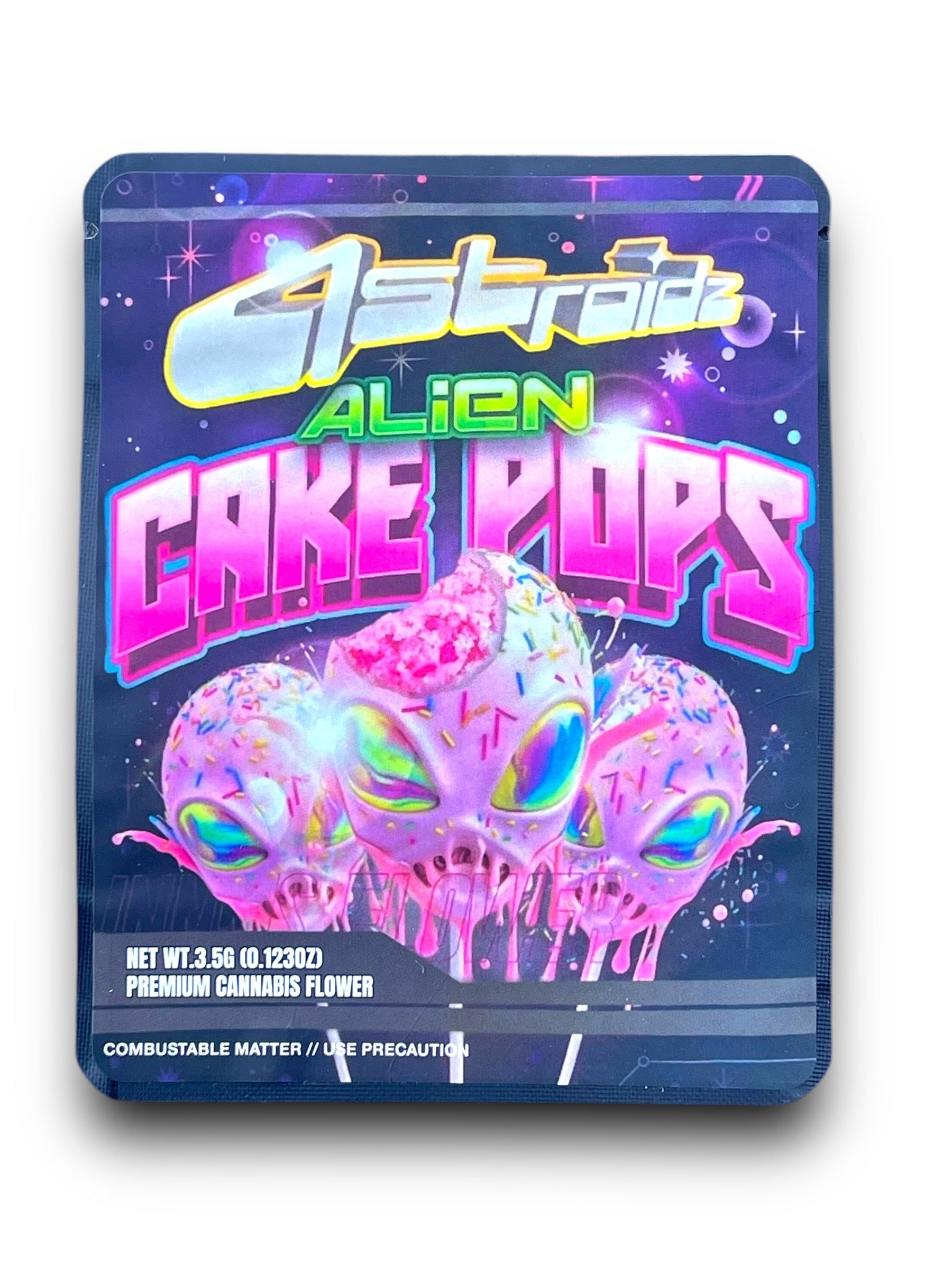 Alien Cake Pops (Soft Sticker) Mylar Bag 3.5 Grams