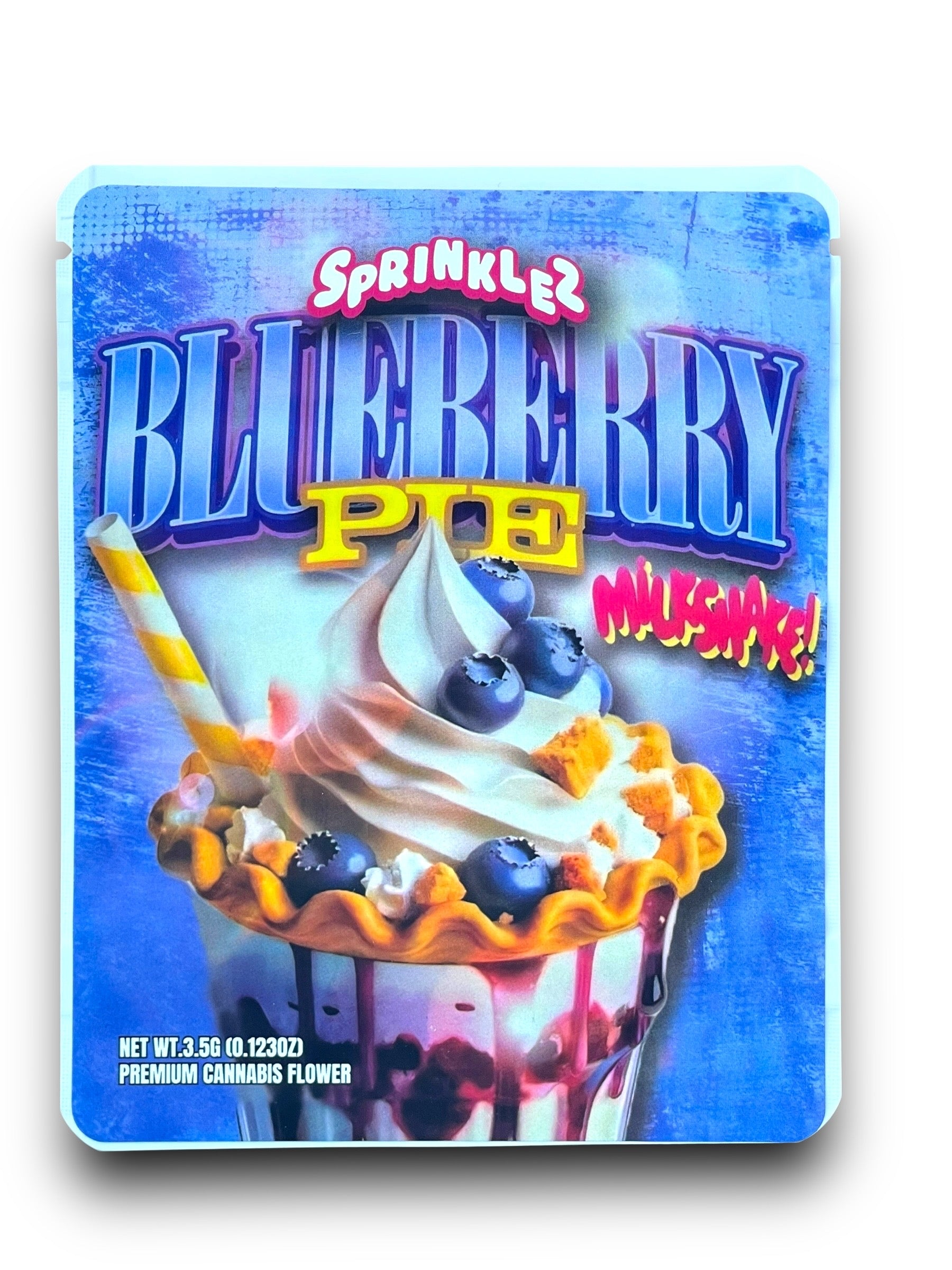 Blueberry Pie Milkshake (Soft Sticker) Mylar Bag 3.5 Grams