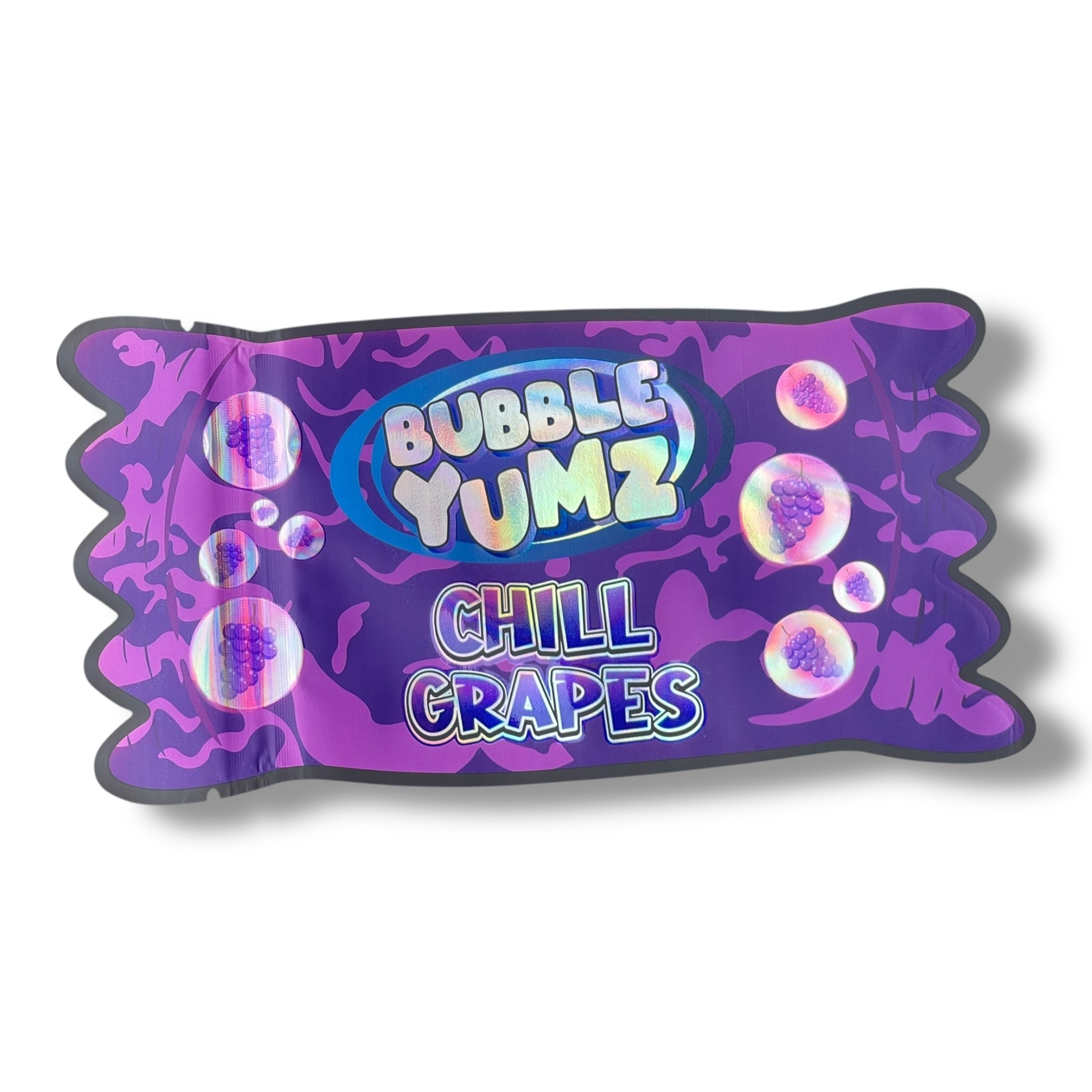 Bubble Yumz Chill Grapes Mylar Bag 3.5 Grams