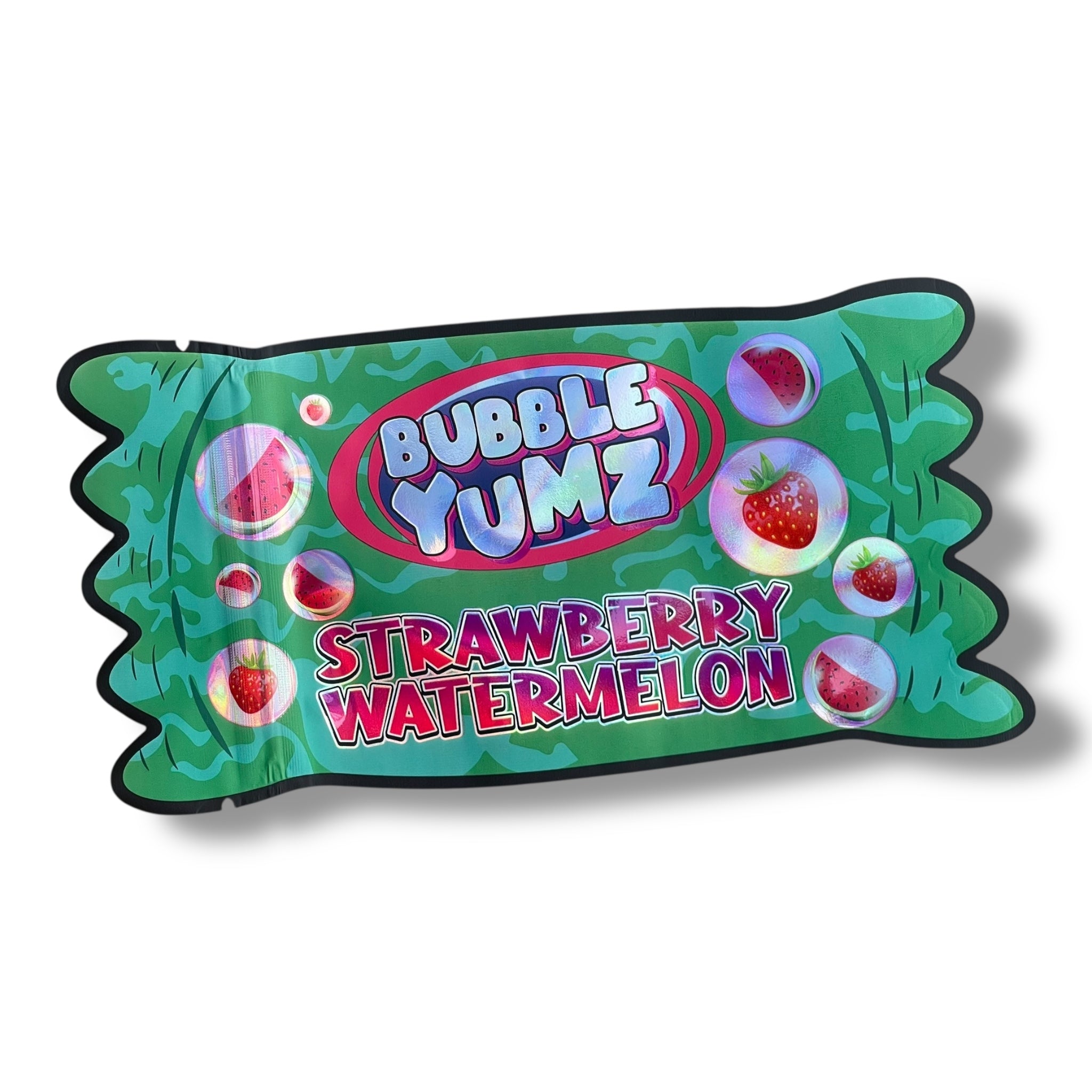 Bubble Yumz Strawberry Watermelon Mylar Bag 3.5 Grams