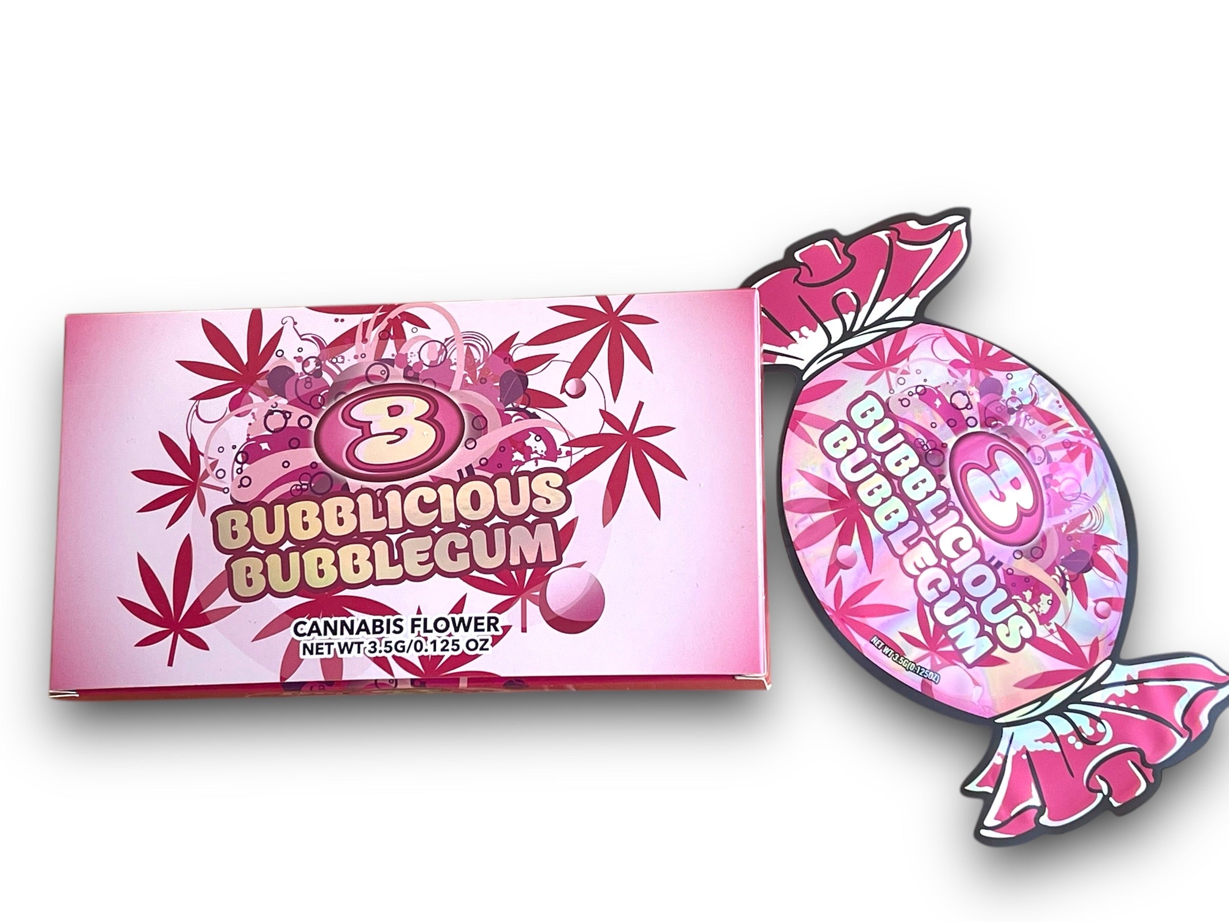 Bubblicious Bubblegum Mylar Bag with Box 3.5 Grams