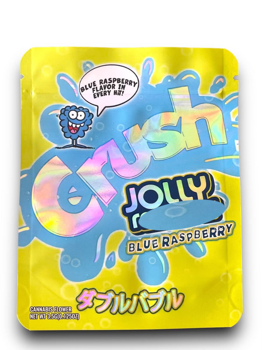 Jolly Blue Raspberry Character Buy Weed Smell Proof Bags: Unmatched Protection for Premium Cannabis ...