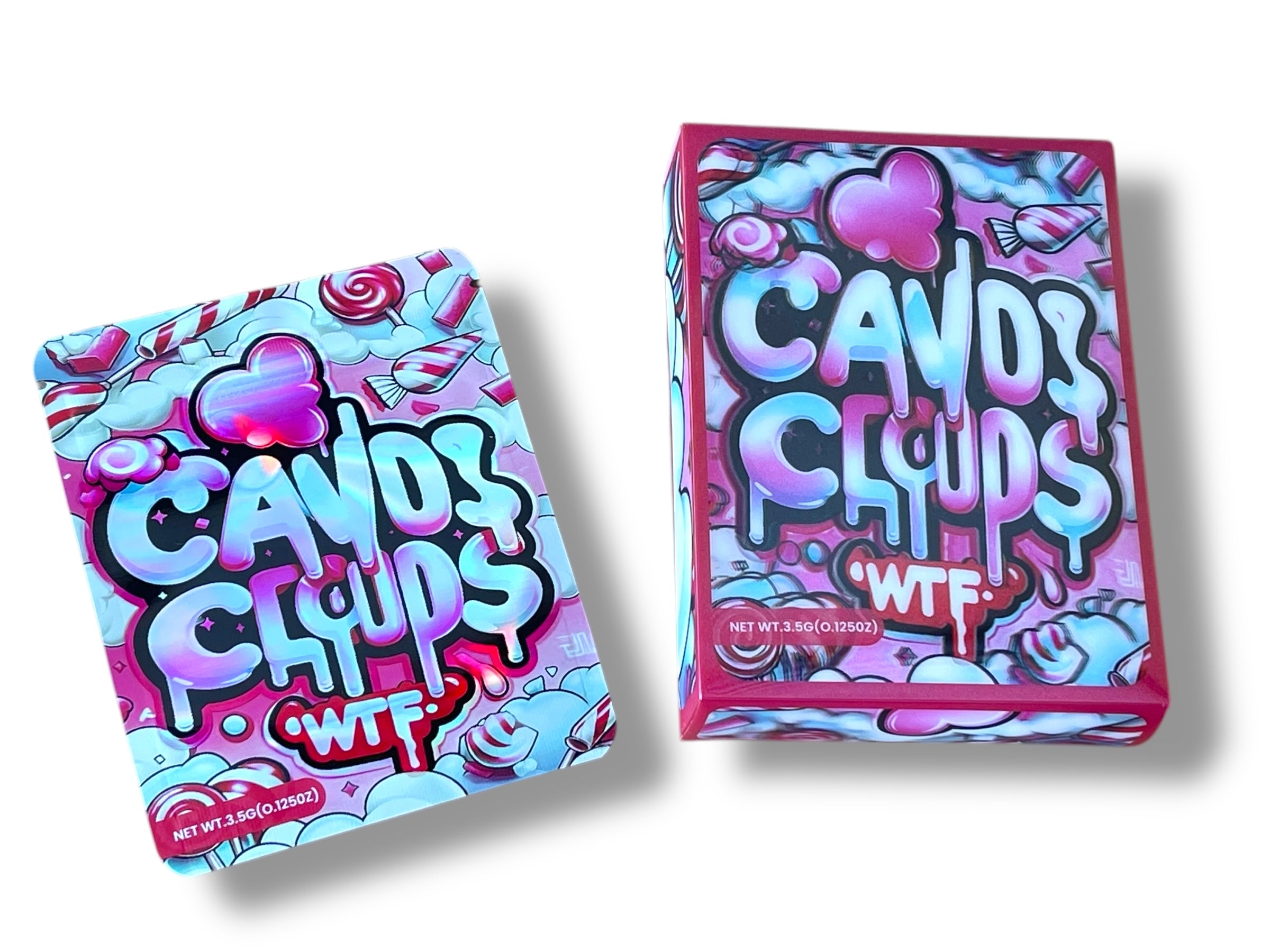 Candy Clouds WTF Mylar Bag with Box 3.5 Grams