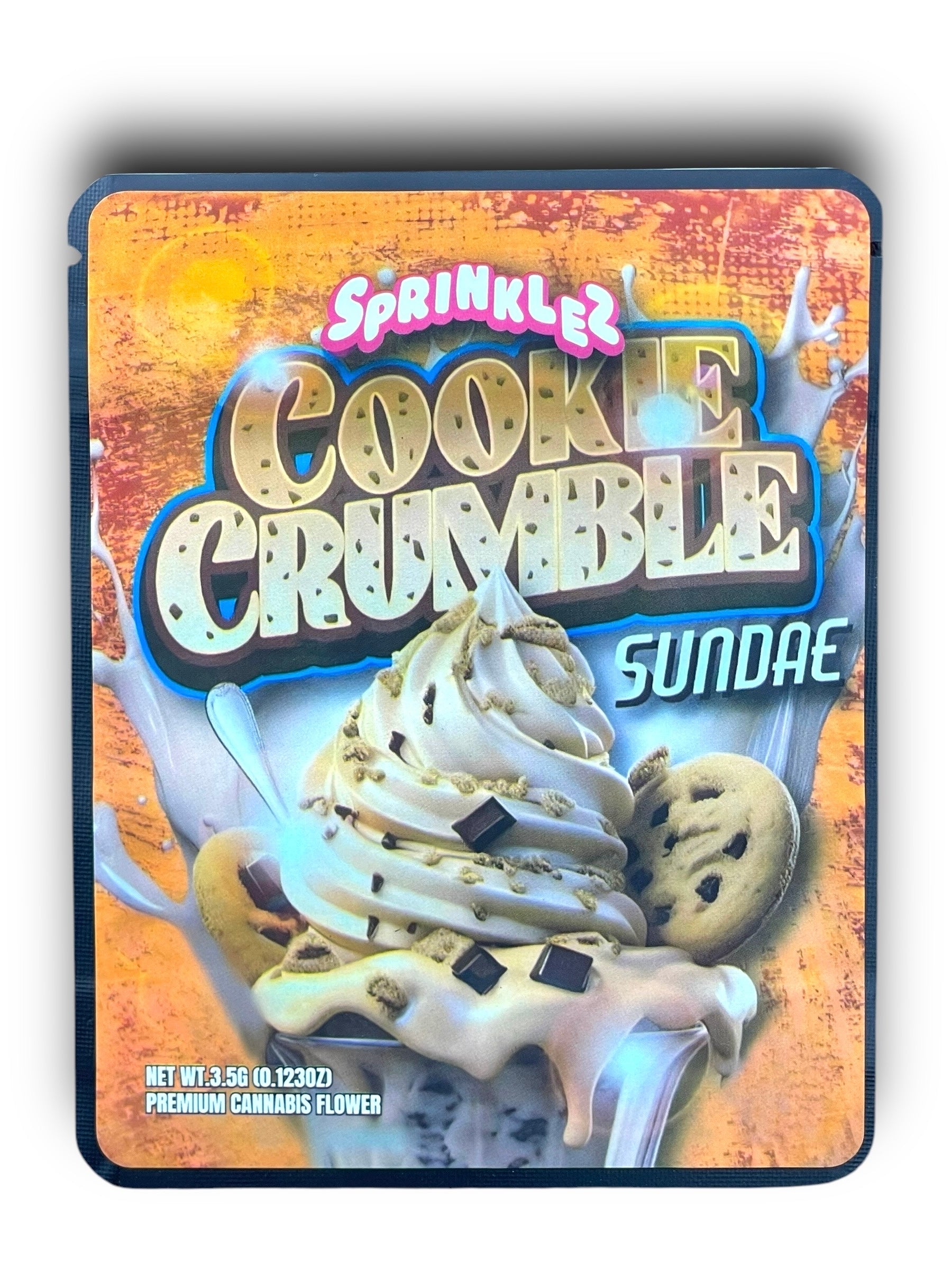 Cookie Crumble Sundae (Soft Sticker) Mylar Bag 3.5 Grams