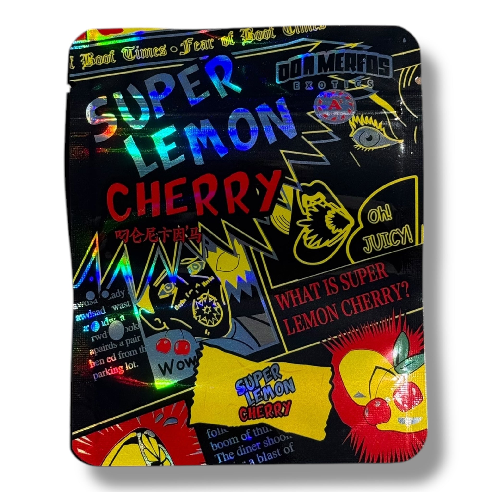 Don Merfos Super Lemon Cherry Mylar Bag 3.5 Grams