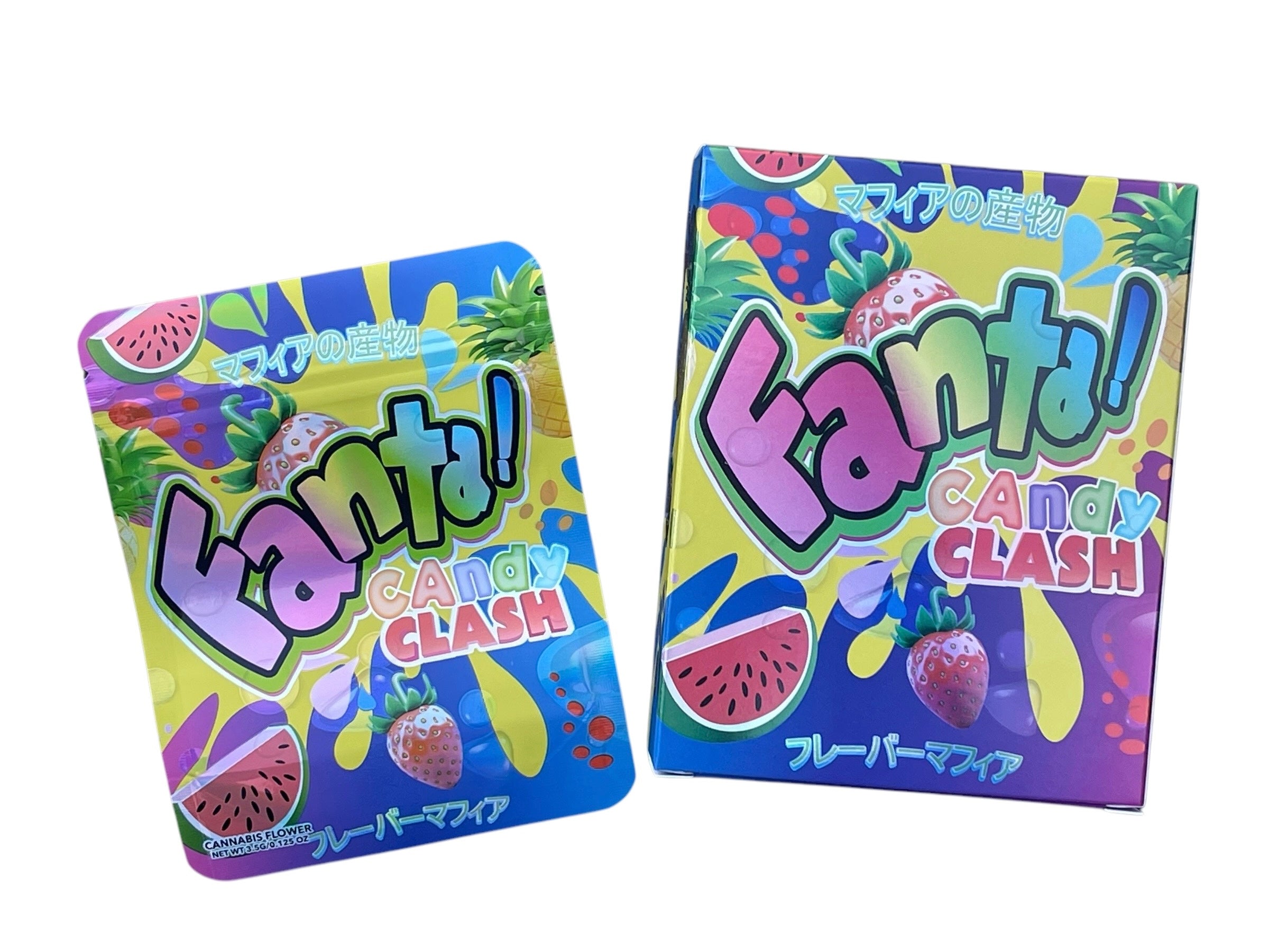 Fan-ta Candy Clash Mylar Bag with Box 3.5 Grams