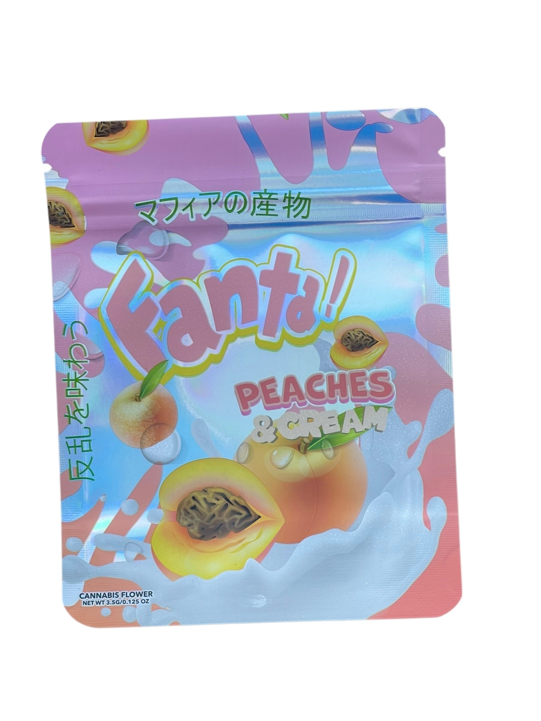 Fan-ta Peaches and Cream Mylar Bag 3.5 Grams