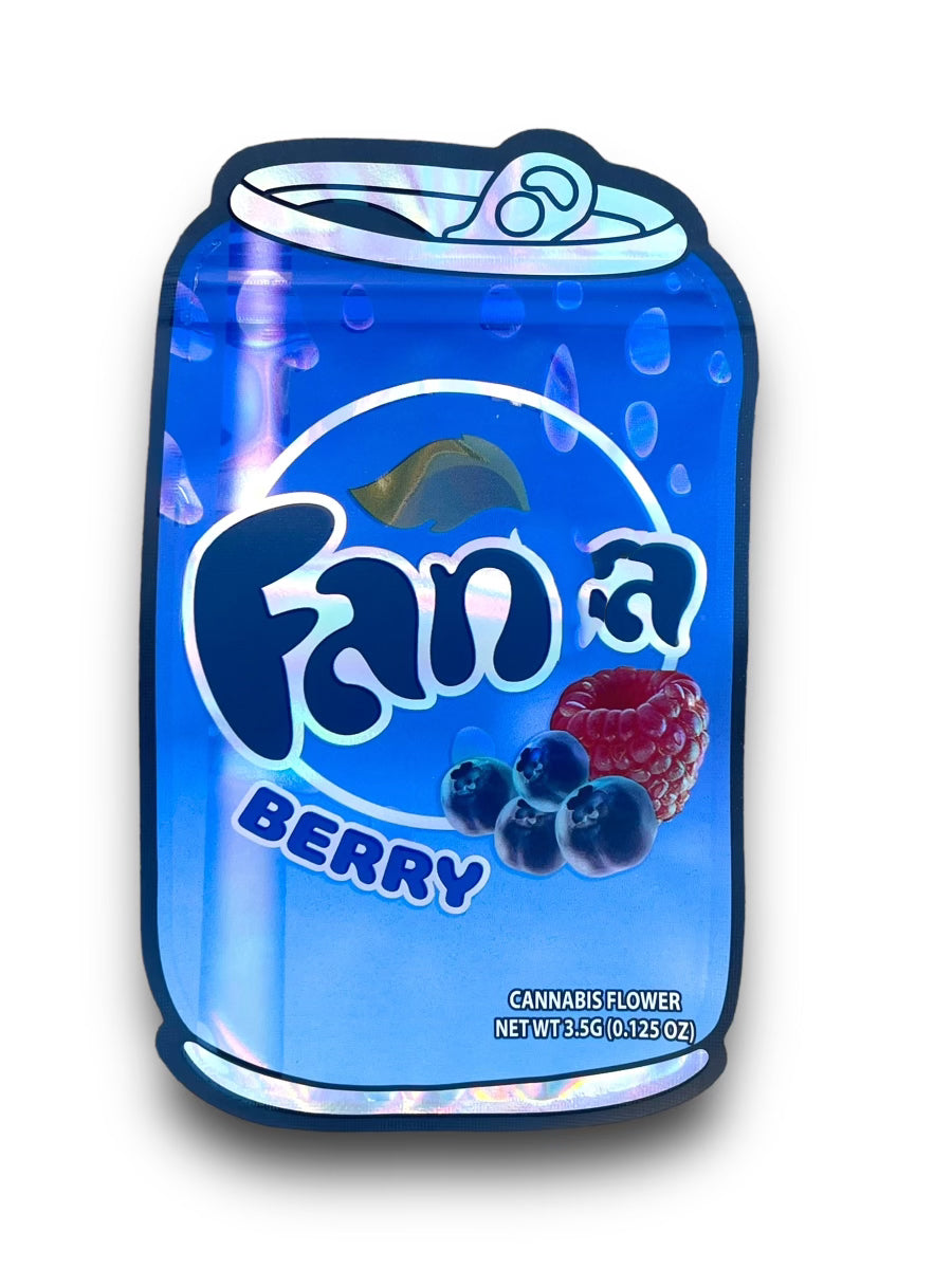 Fan Berry Shop Mylar Bag 3.5 Grams Fan-ta Berry | Packaging – Xotic Packs
