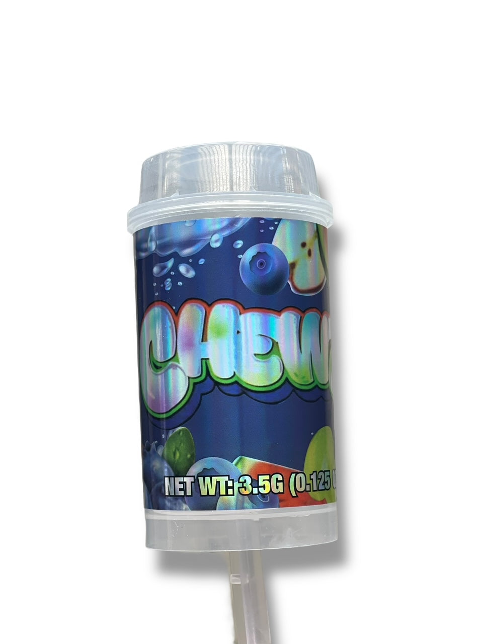Popsicle Chewz Fruitopia 3.5 grams Container Holographic Sticker