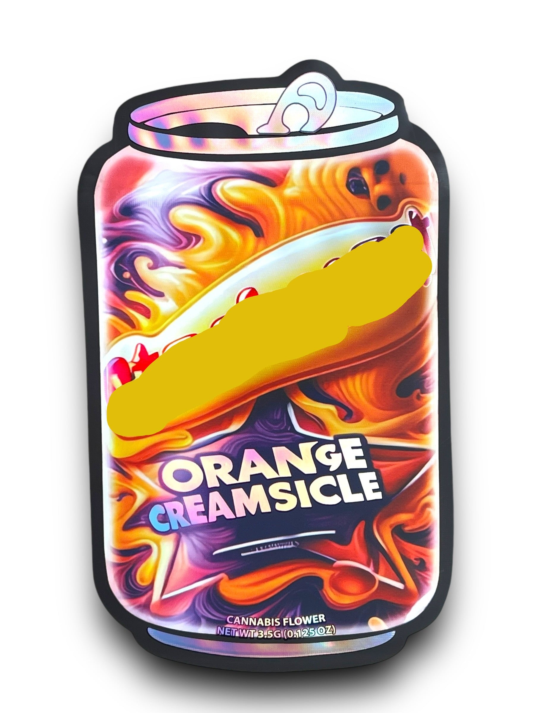 Orange Creamsicle Mylar Bag 3.5 Grams