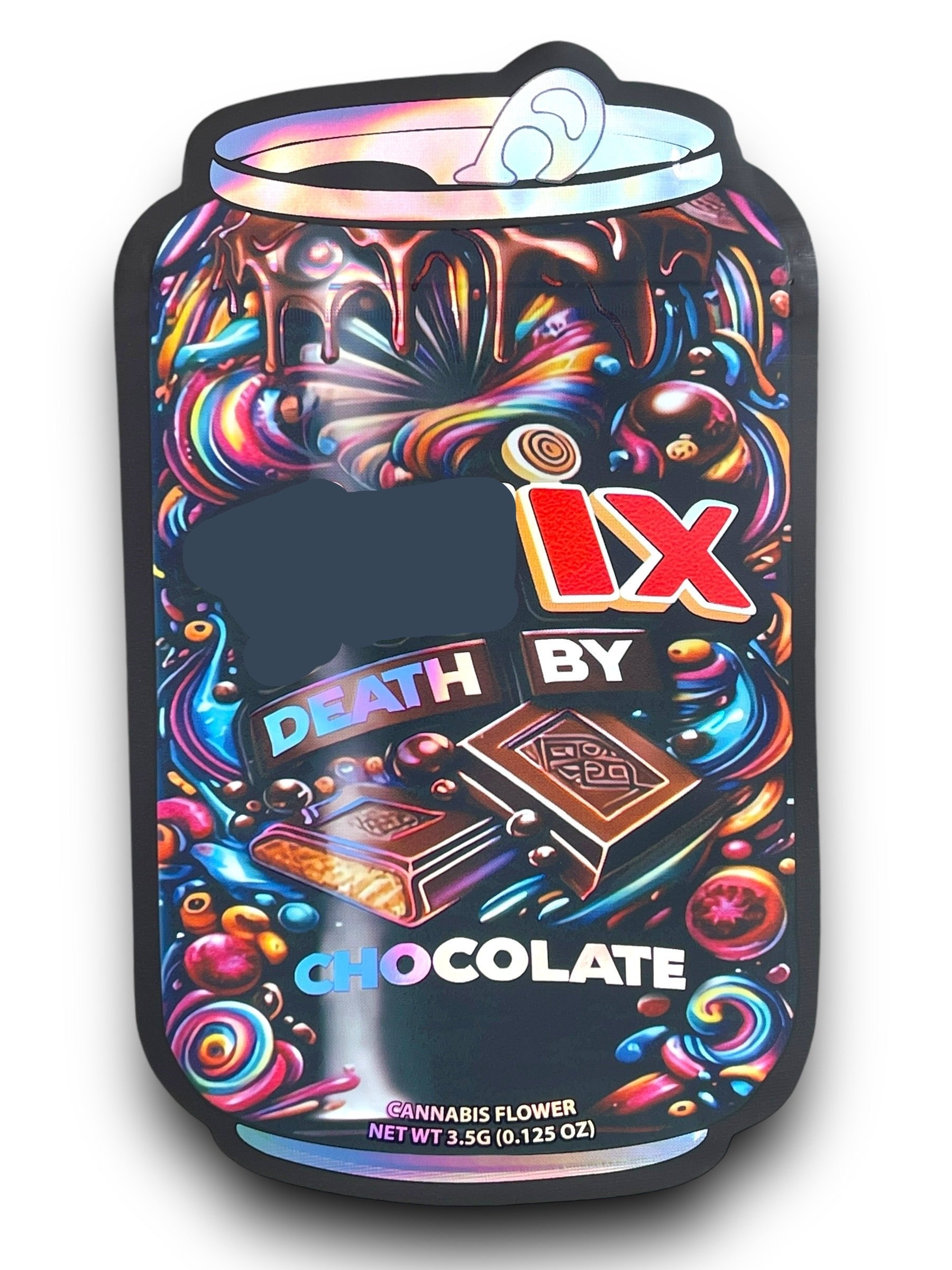 Wix Death By Chocolate Mylar Bag 3.5 Grams