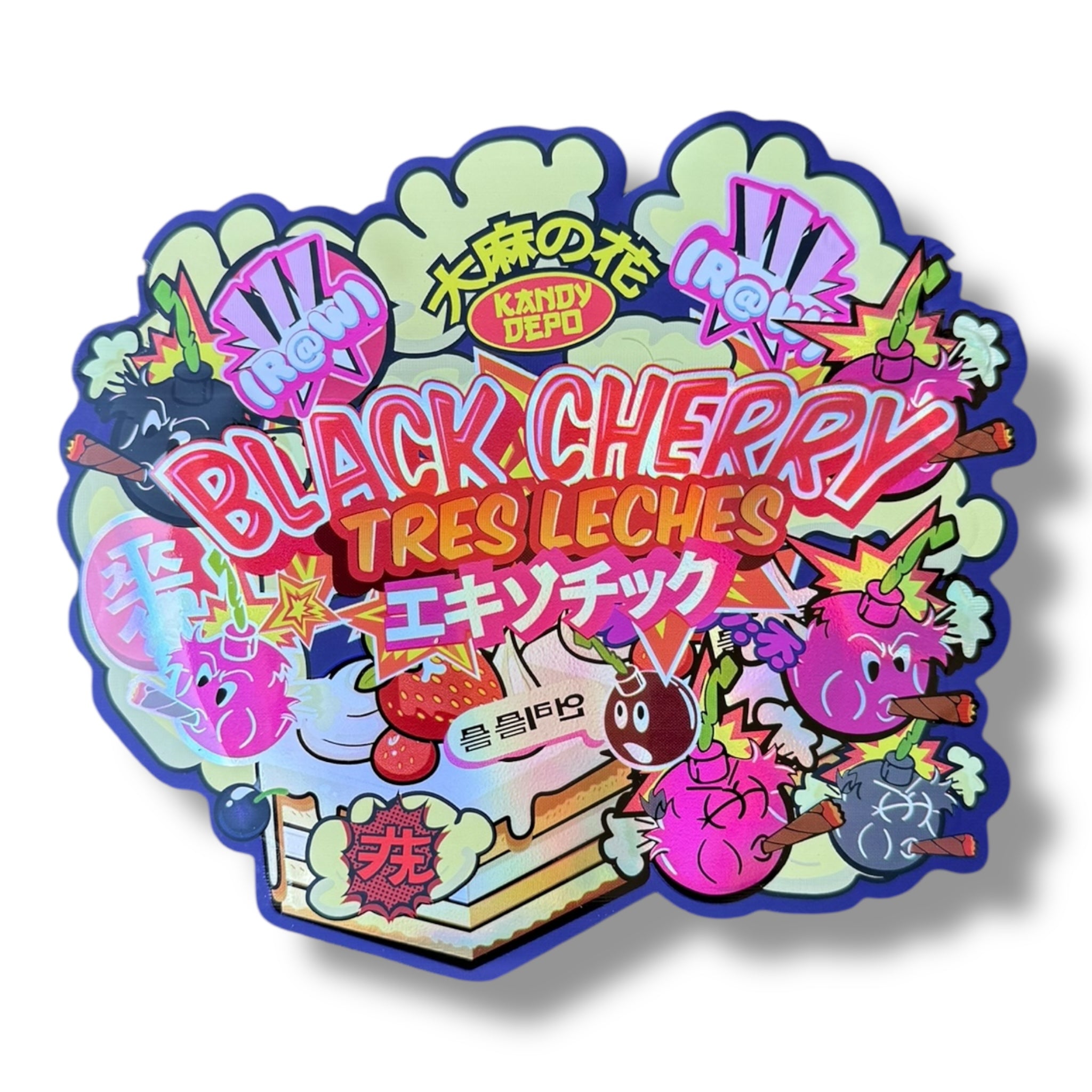 Kandy Depo Black Cherry Tres Leches Mylar Bag 3.5 Grams