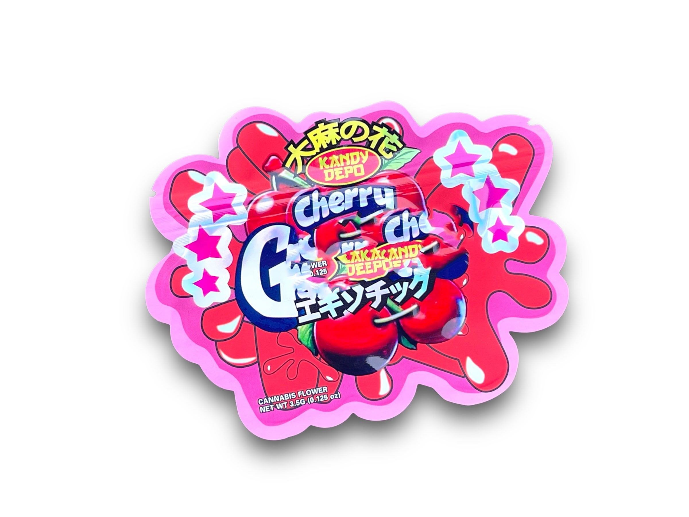 Kandy Depo Cherry G Mylar Bag 3.5 Grams