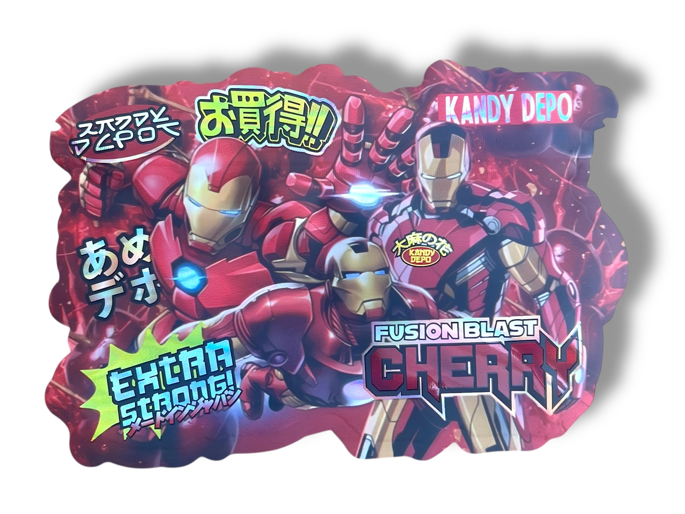 Kandy Depo Fusion Blast Cherry Mylar Bag 3.5 Grams