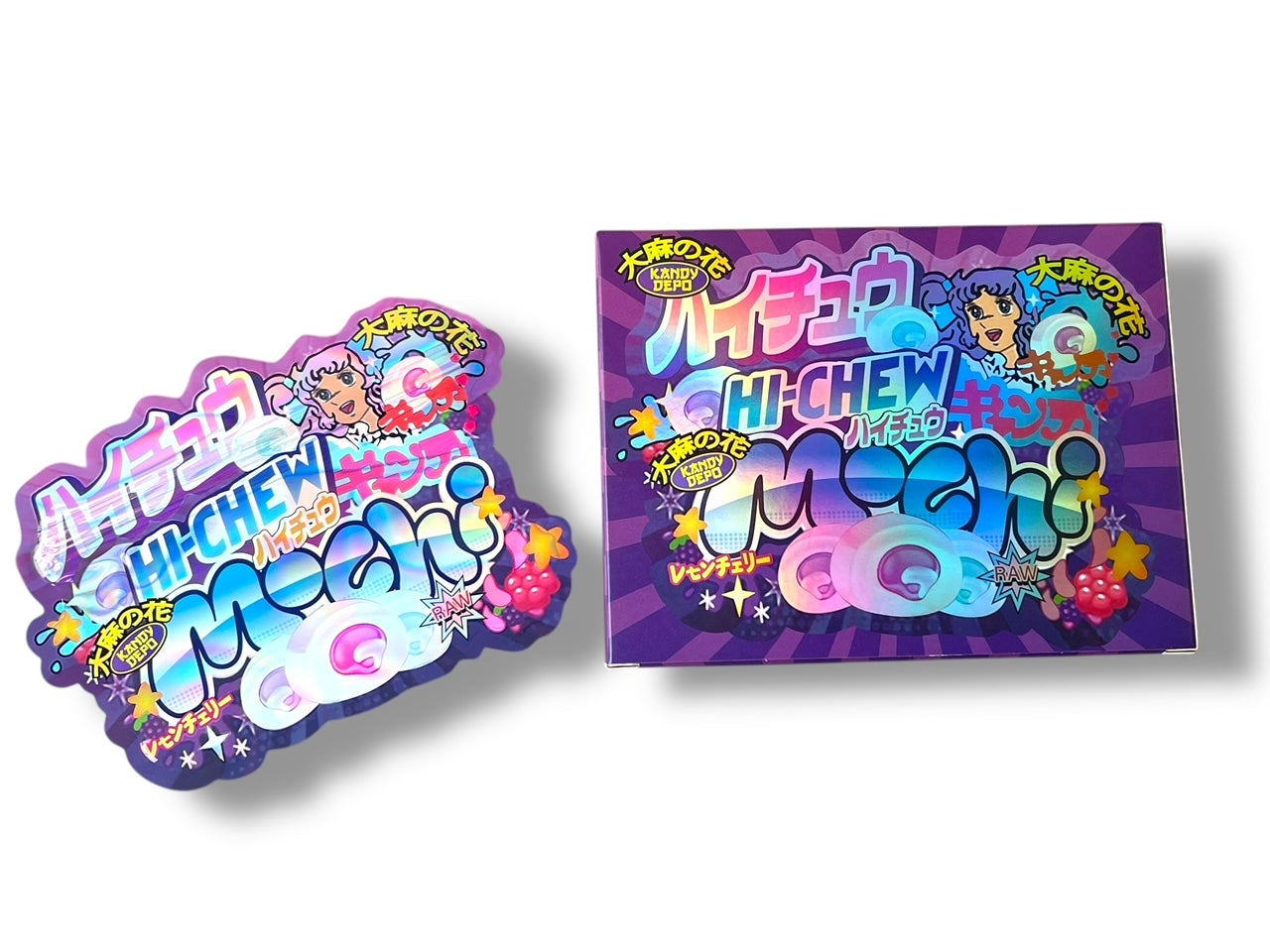 Kandy Depo Hi-Chew Mochi Mylar Bag with Box 3.5 Grams