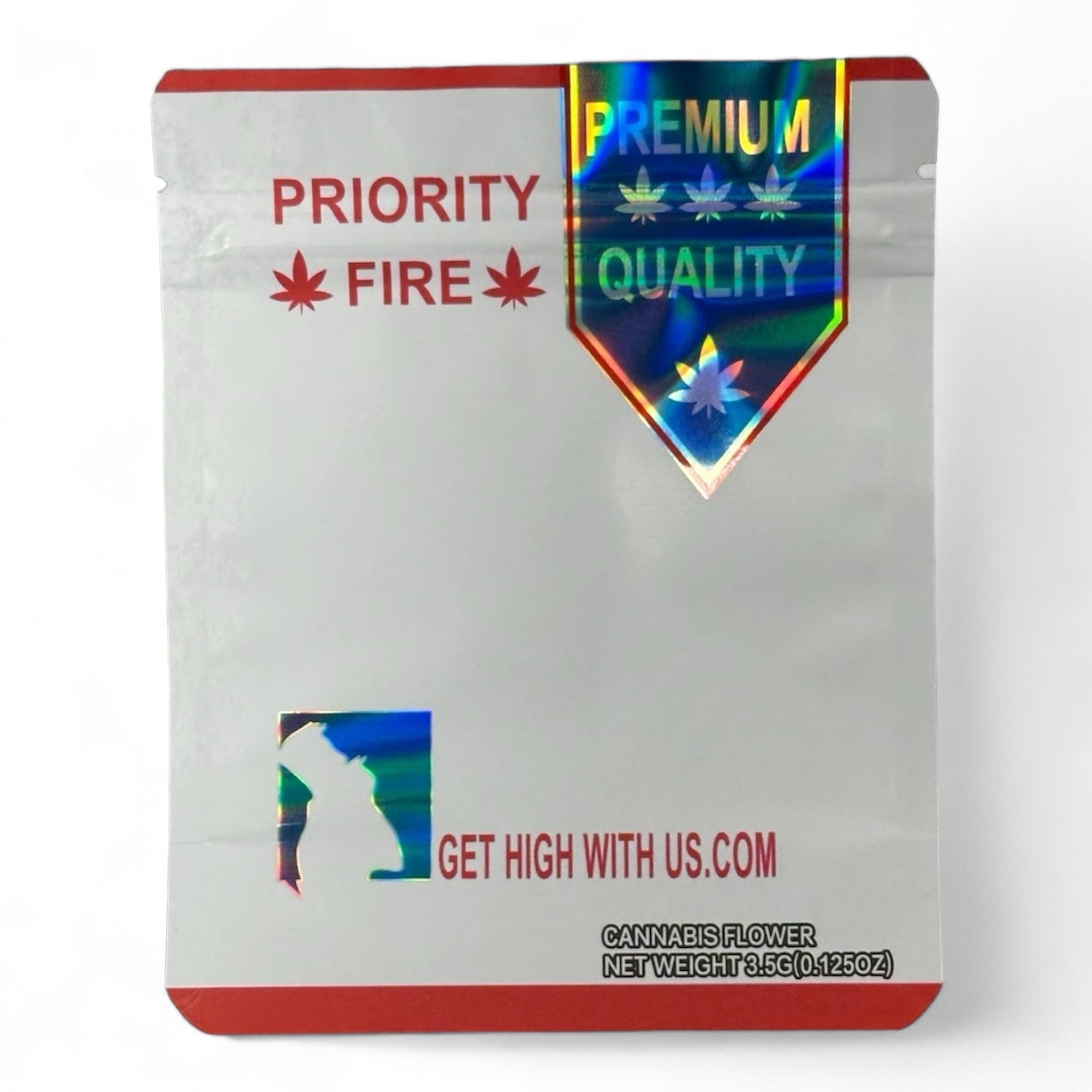 Shop Mylar Bag 3.5 Grams Priority Fire | Packaging – Xotic Packs