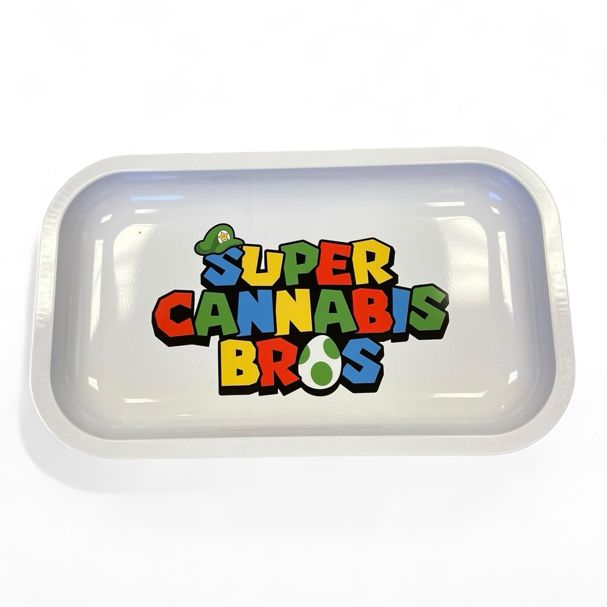 Rolling Tray 10.5 x 6 Super Cannabis Bros/High Quality Premium Metal Tray