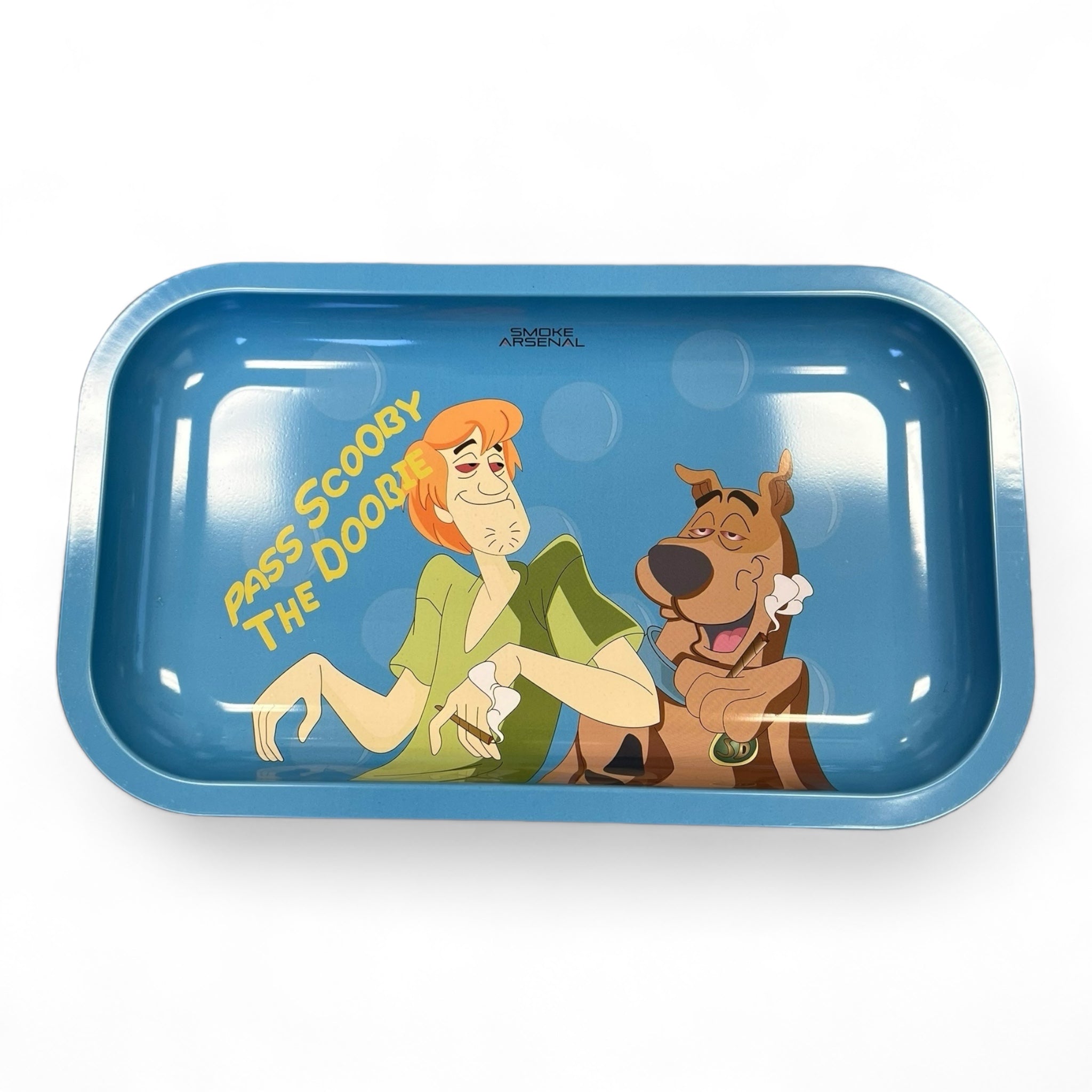 Rolling Tray 10.5 x 6 Pass Scooby the Doobie/High Quality Premium Metal Tray