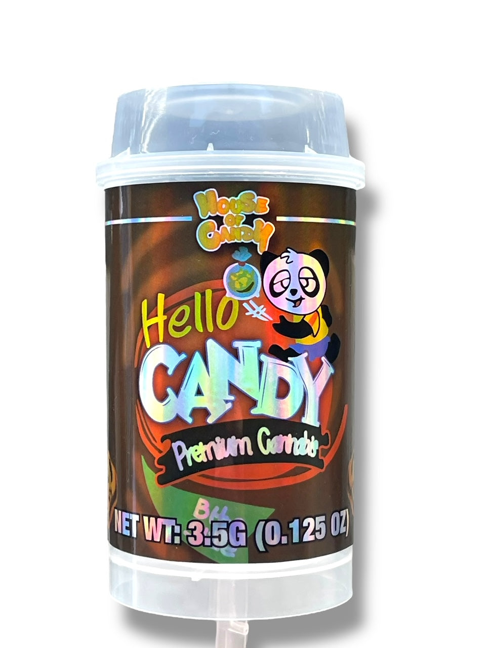 Popsicle Hello Candy 3.5 grams Container Holographic Sticker