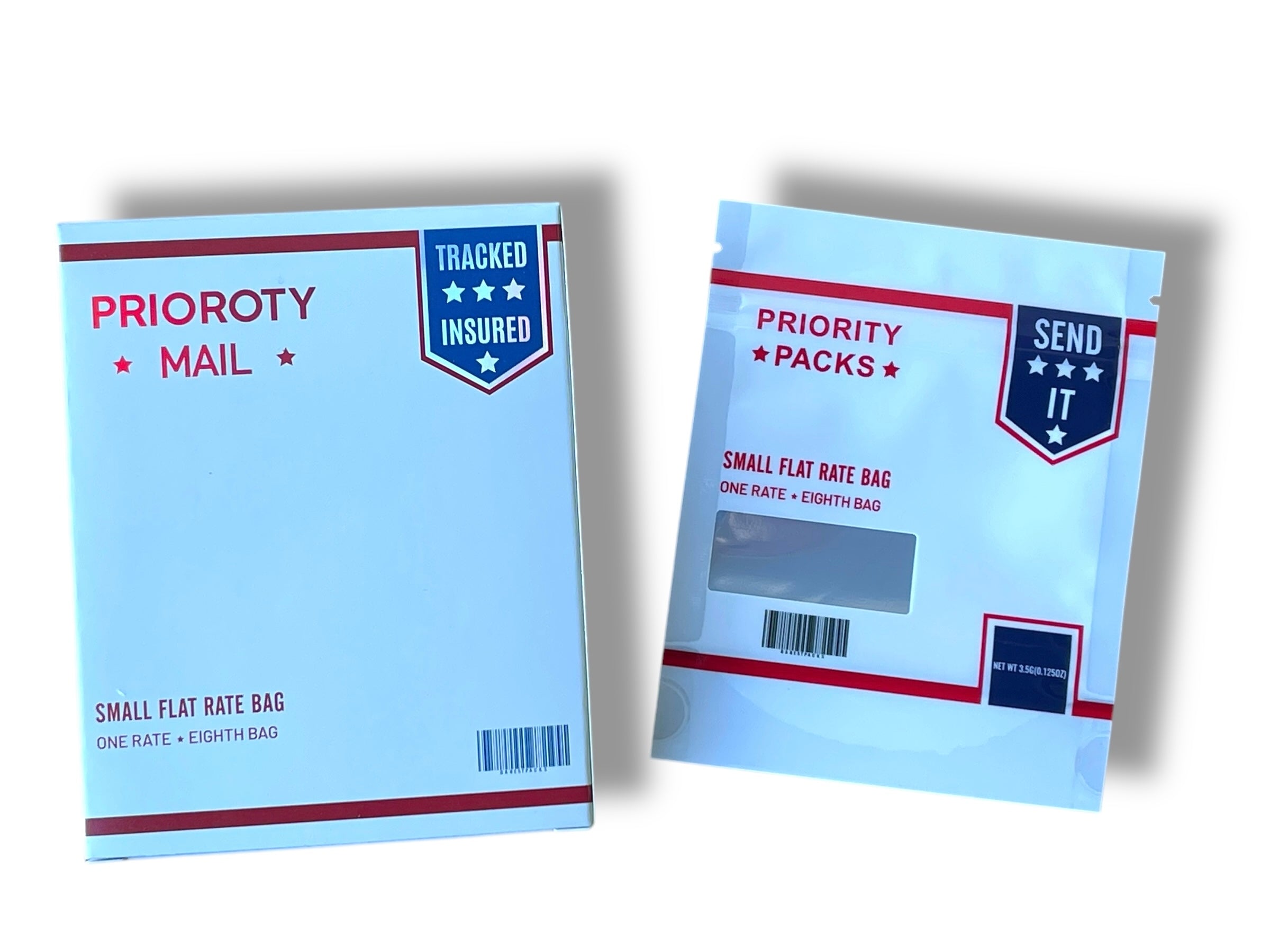 Priority Packs Mylar Bag with Box 3.5 Grams