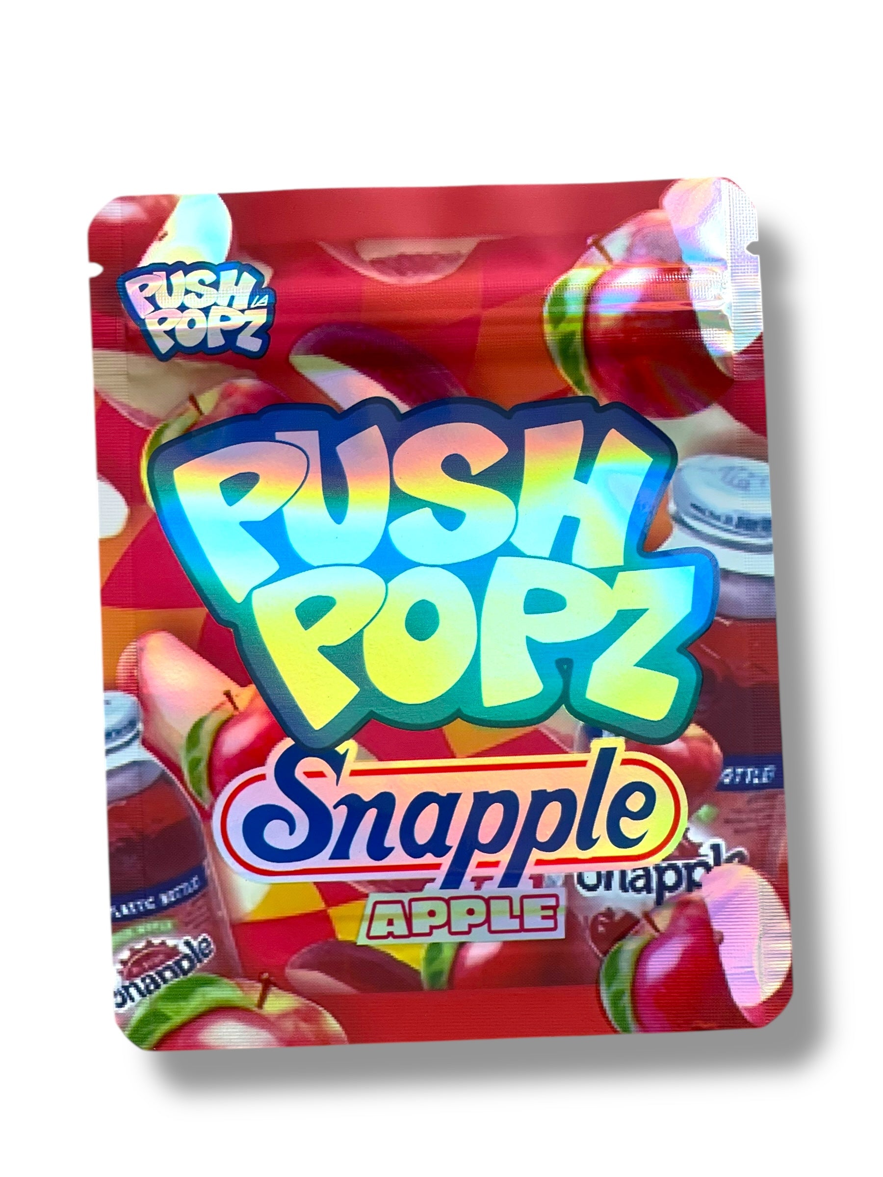 Push Popz Snapple Apple Mylar Bag 3.5 Grams
