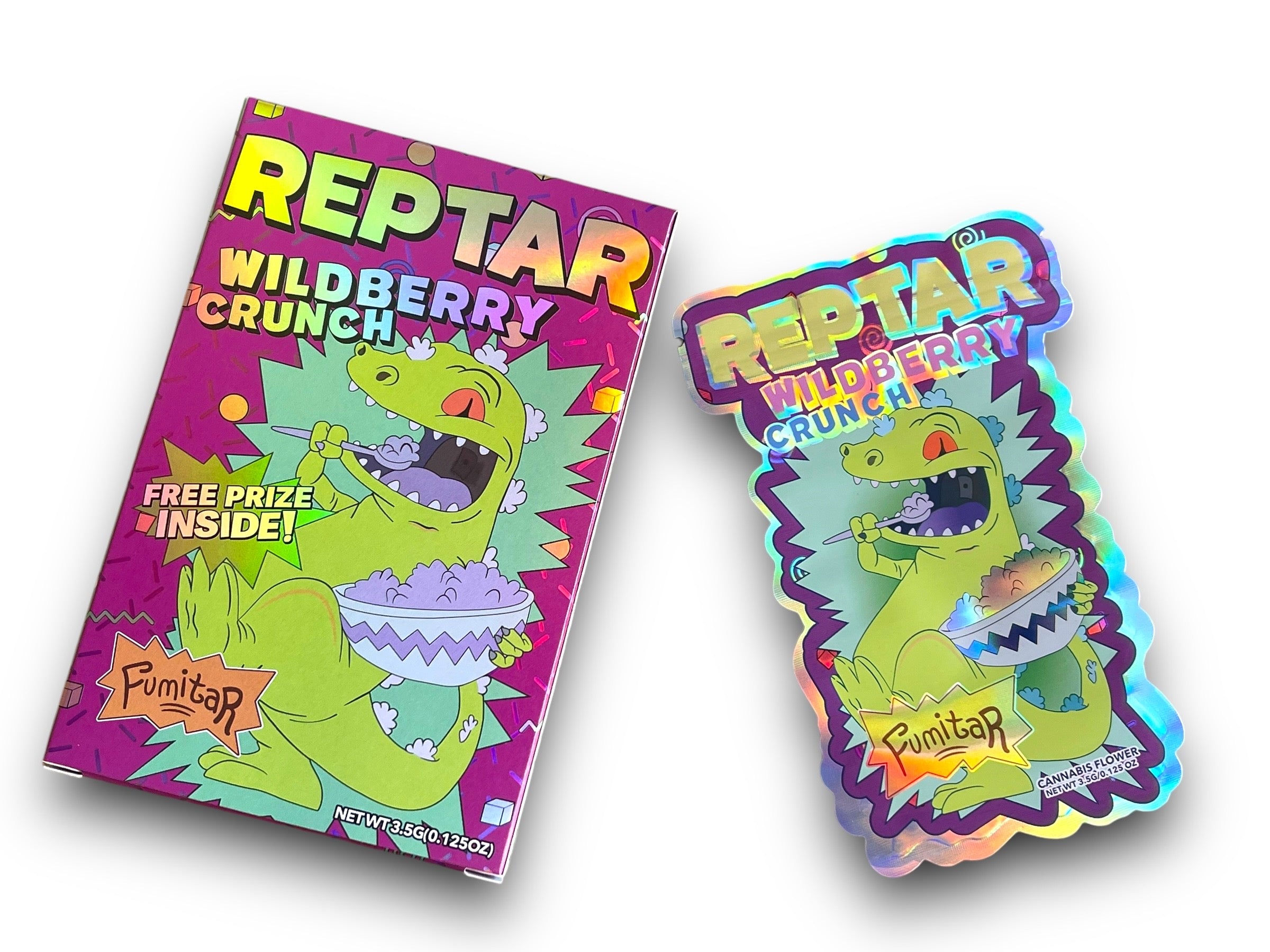 Reptar Wildberry Crunch Mylar Bag with Box 3.5 Grams