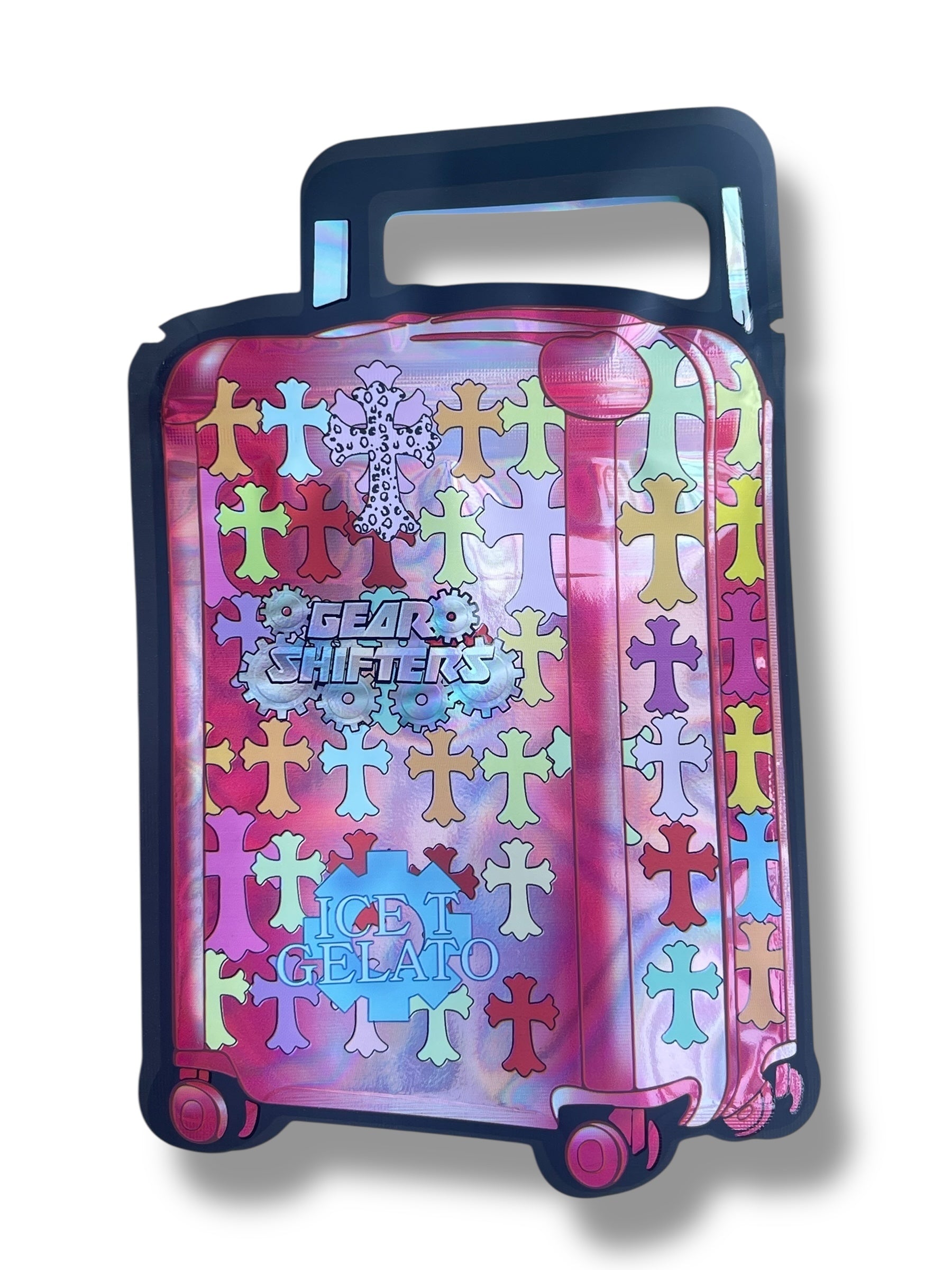 Shift Hearts Pink Candy Mylar Bag 3.5 Grams