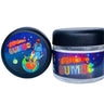 Shot Off Gumbo 3.5g Glass Jars with Holographic Stickers Child Resistant jar