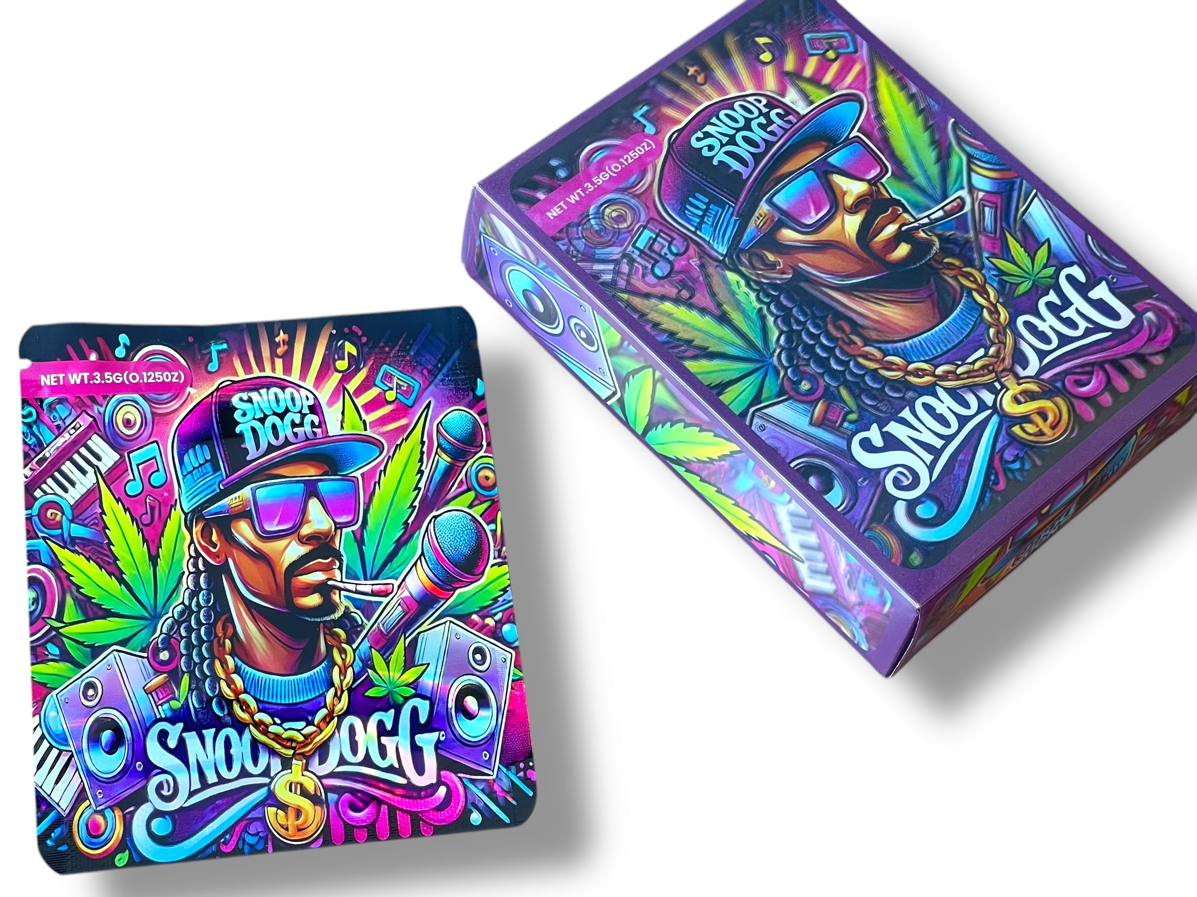 Snoop Dogg Mylar Bag with Box 3.5 Grams