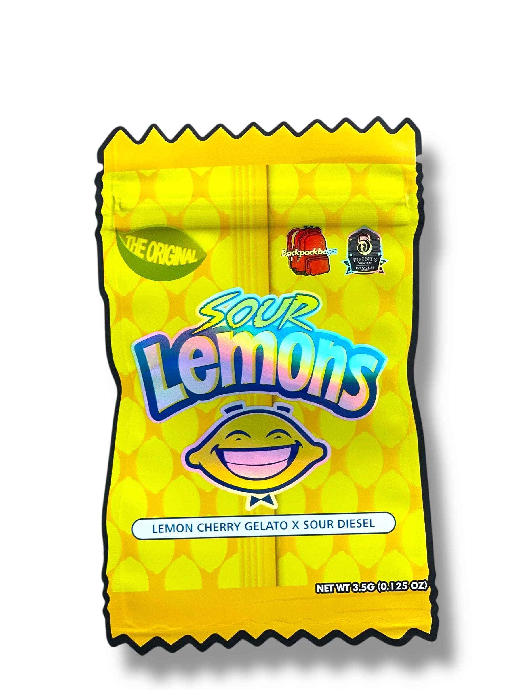 Sour Lemons Mylar Bag 3.5 Grams 