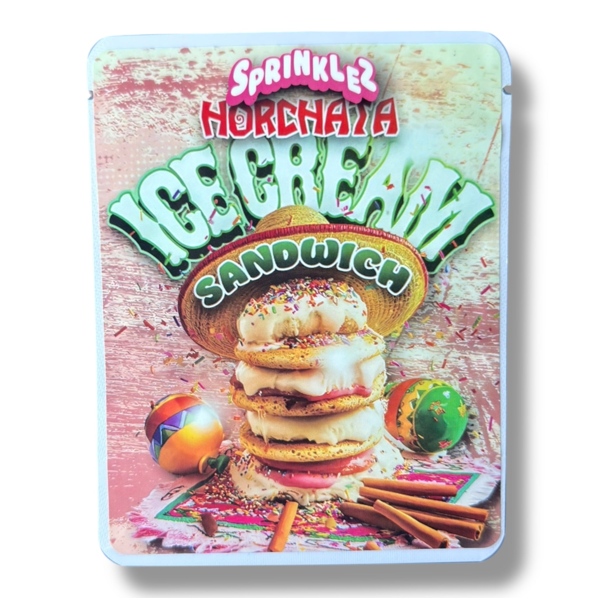 Sprinkles Ice Cream Sandwich (Soft Sticker) Mylar Bag 3.5 Grams