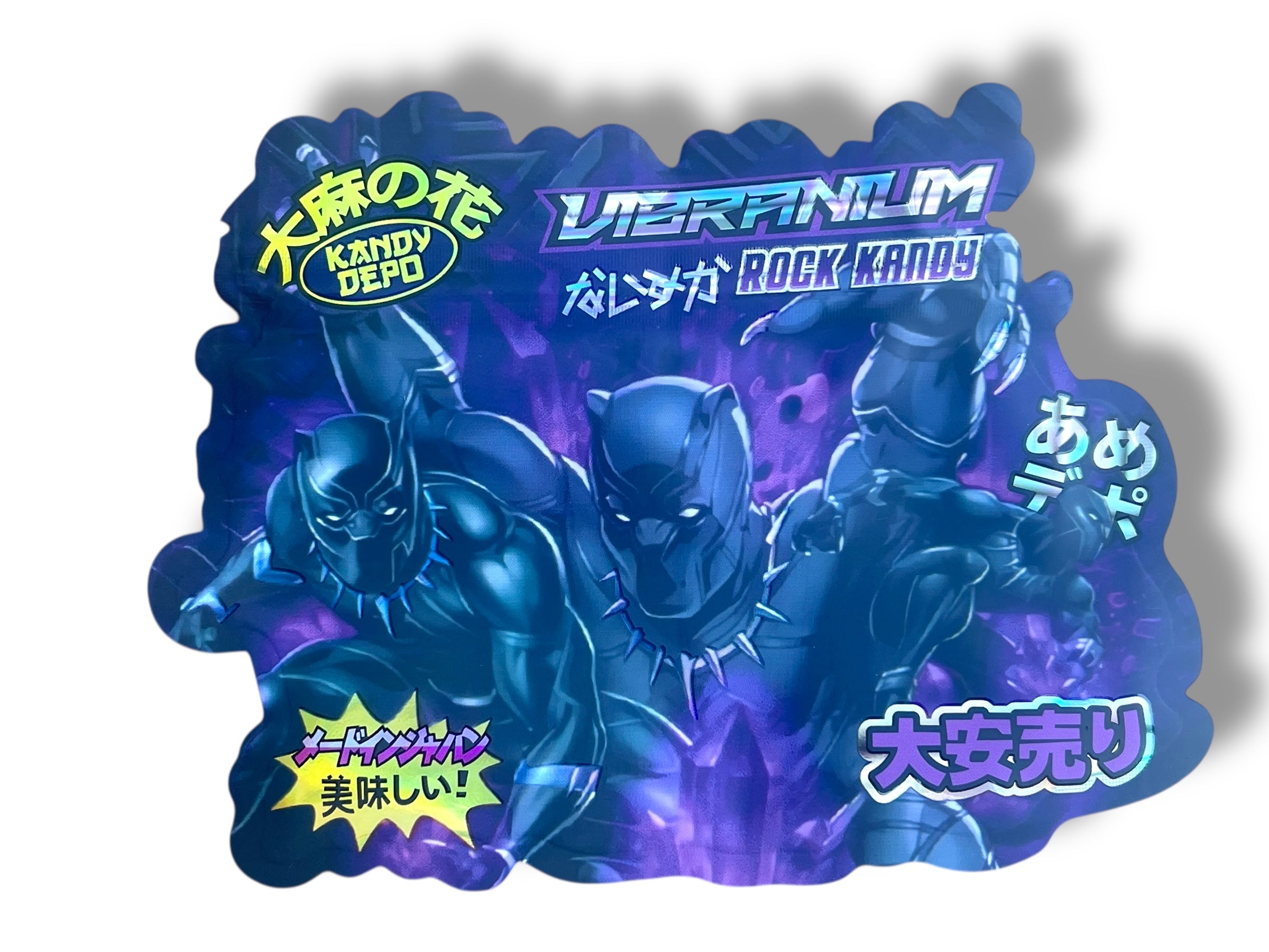 Vibranium Rock Candy Mylar Bag 3.5 Grams