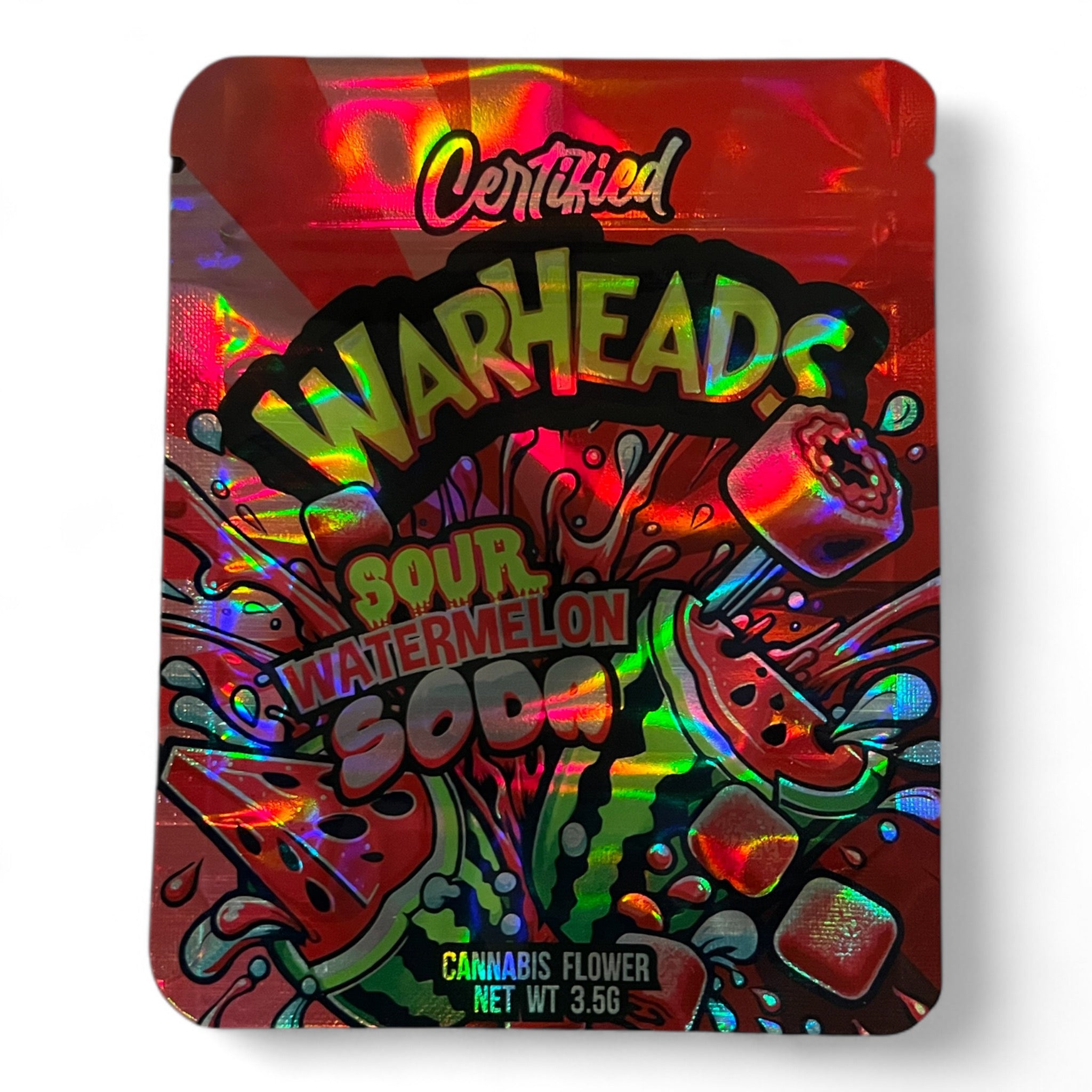 WH Sour Watermelon Soda Mylar Bag 3.5 Grams