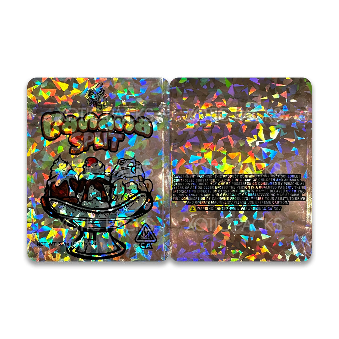 Banana Split mylar bags 3.5 grams