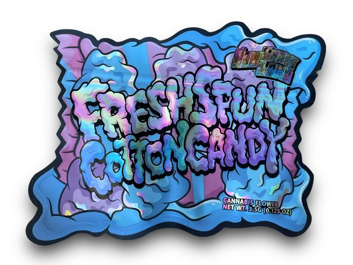 Fresh Spun Cotton Candy Mylar Bag 3.5 Grams