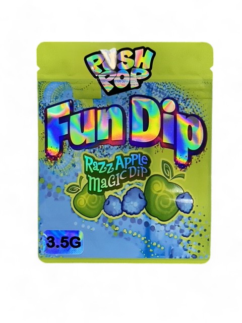 Push Pop Fun Dip Mylar Bag 3.5 Grams