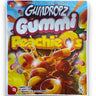 Gumdropz Gummi Peachieos 112 Gram Mylar Bag 1 Pound