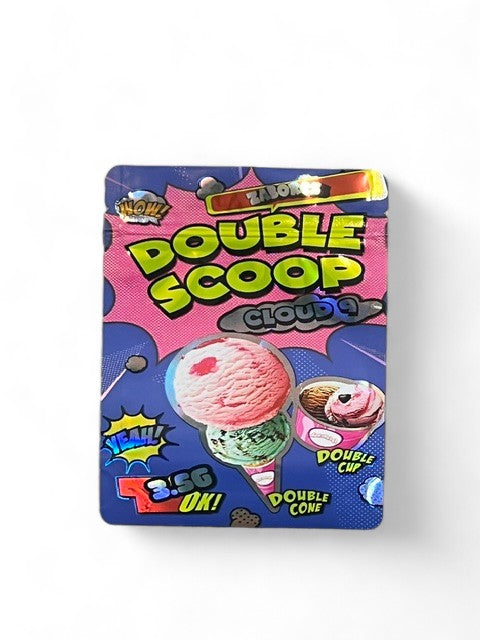 Double Scoop Mylar Bag 3.5 Grams