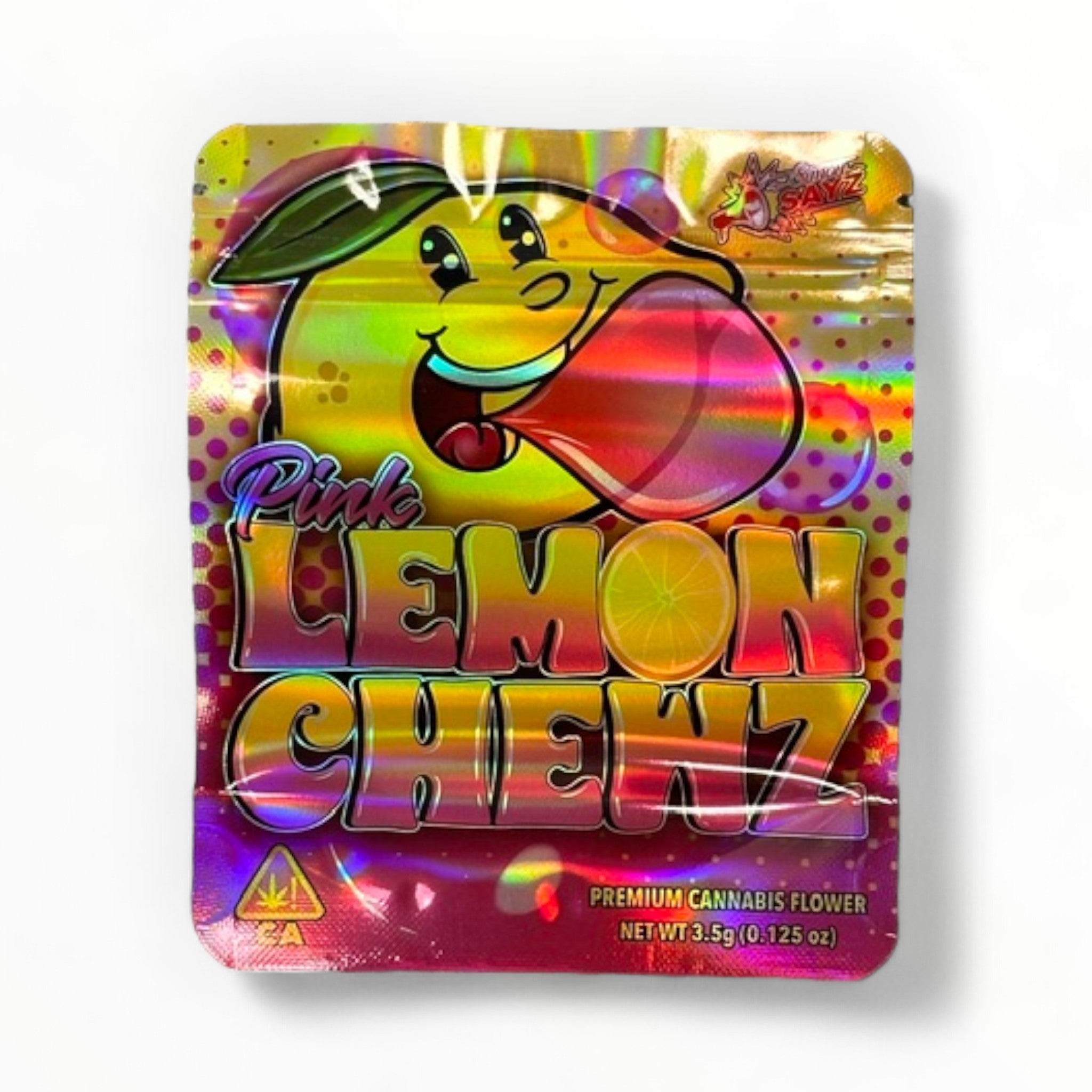 Pink Lemon Chewz Mylar Bag 3.5 Grams