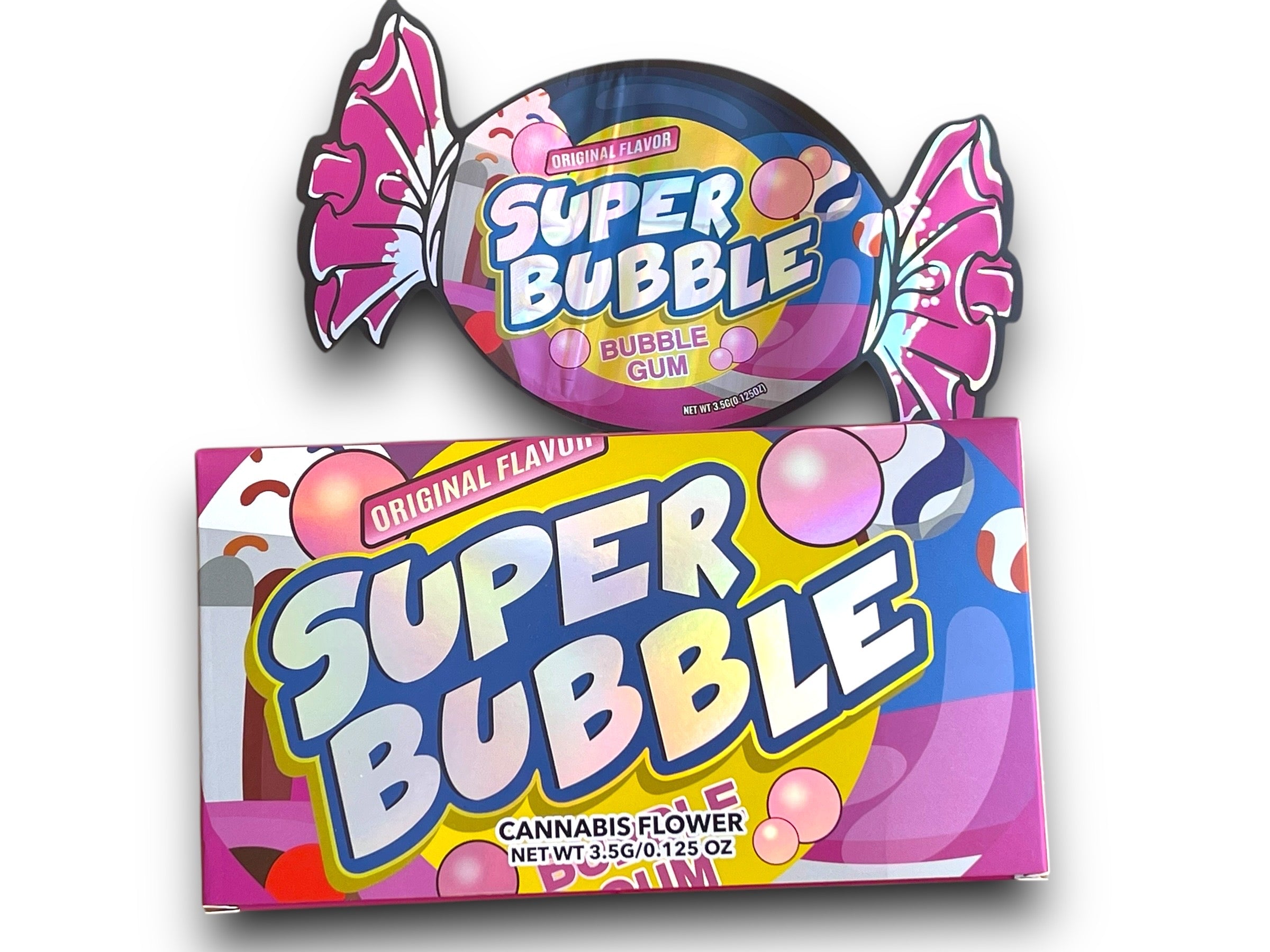 Super Bubble Mylar Bag with Box 3.5 Grams