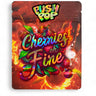 Push Pop Cherries On Fire Mylar Bag 3.5 Grams