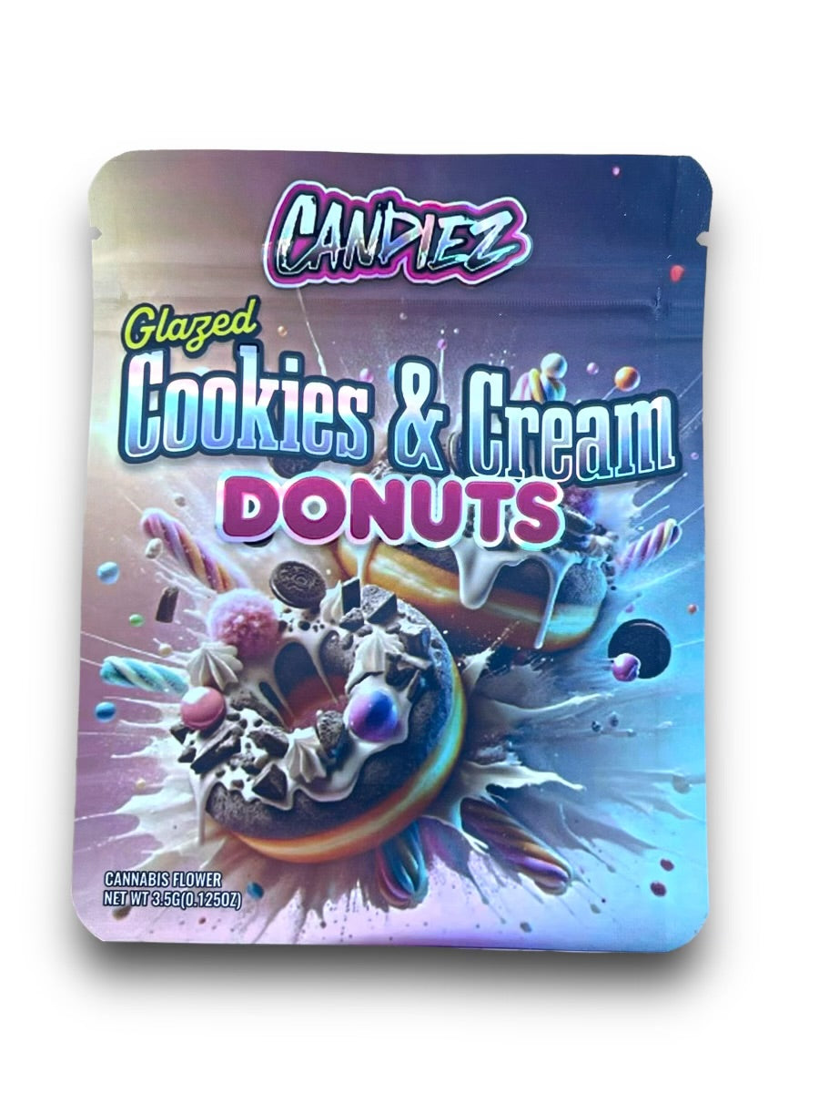 Glazed Cookies and Cream Donuts Mylar Bag 3.5 Grams