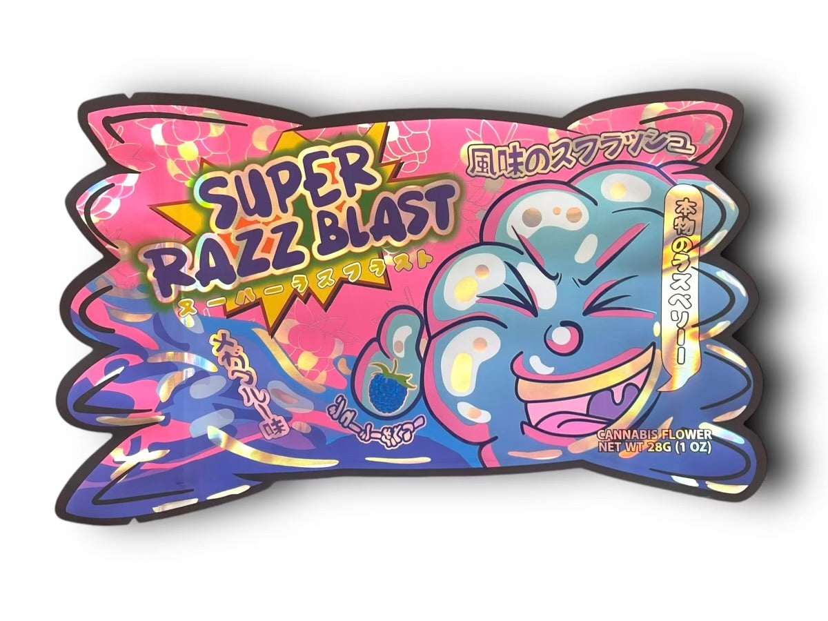 Super Razz Blast Mylar Bag 1 Ounce