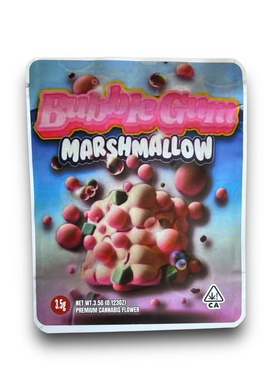 Bubblegum Marshmallow (Soft Sticker) Mylar Bag 3.5 Grams