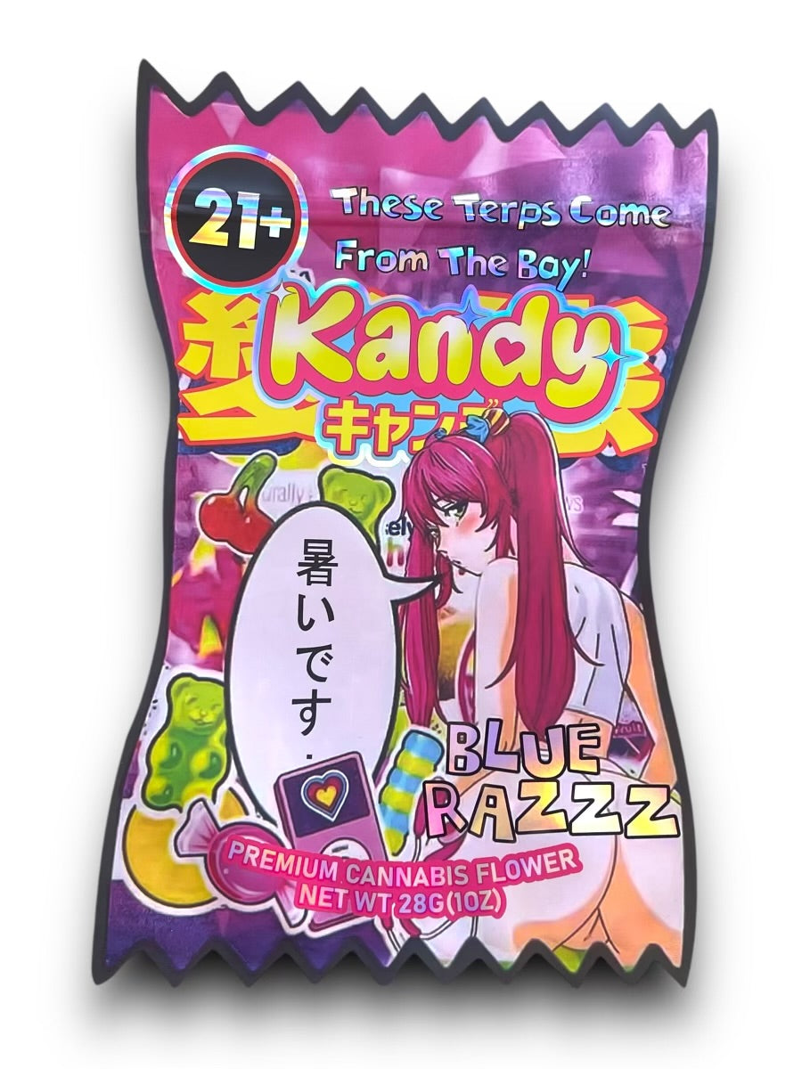 Kandy Blue Razz Mylar Bag 1 Ounce