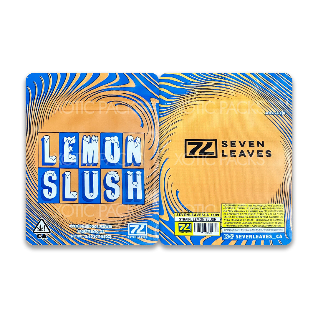 Lemon Slush mylar bags 3.5 grams