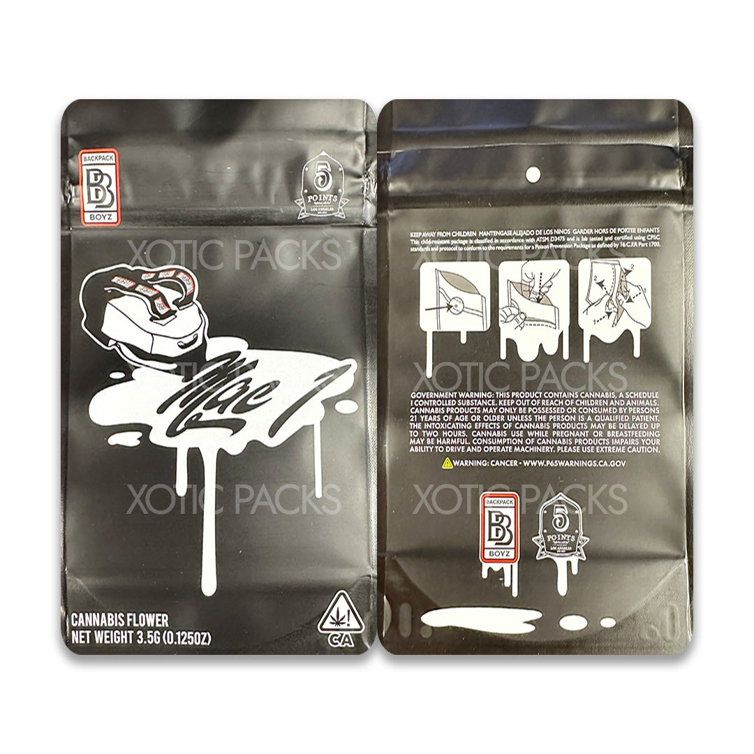 Mac 1 mylar bags 3.5 grams