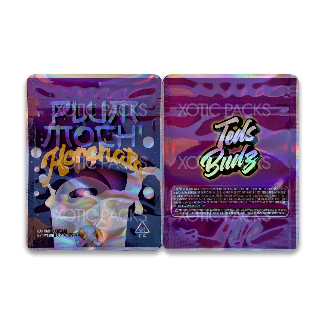 Plum Mochi Horchata mylar bags 3.5 grams