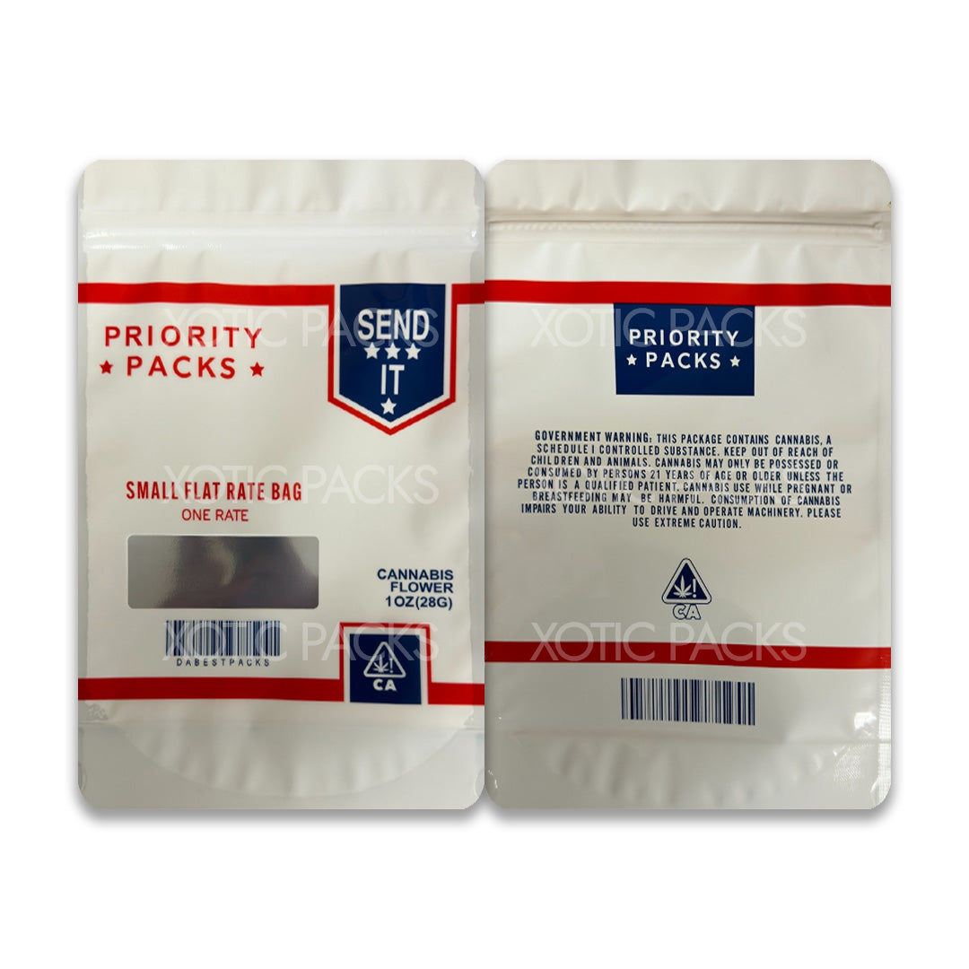 Priority Packs 1 ounce mylar bags