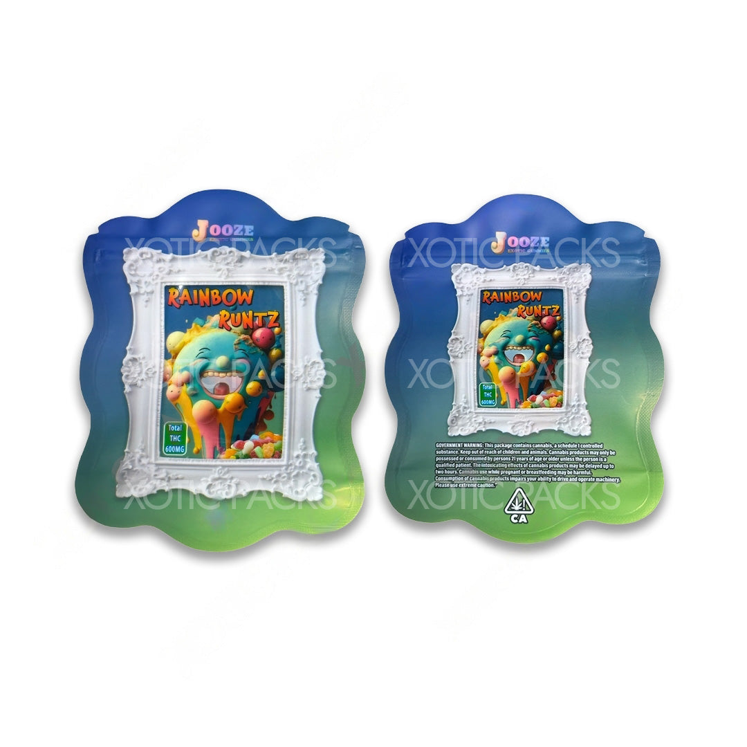 Rainbow Runtz mylar bags edibles 600 mg